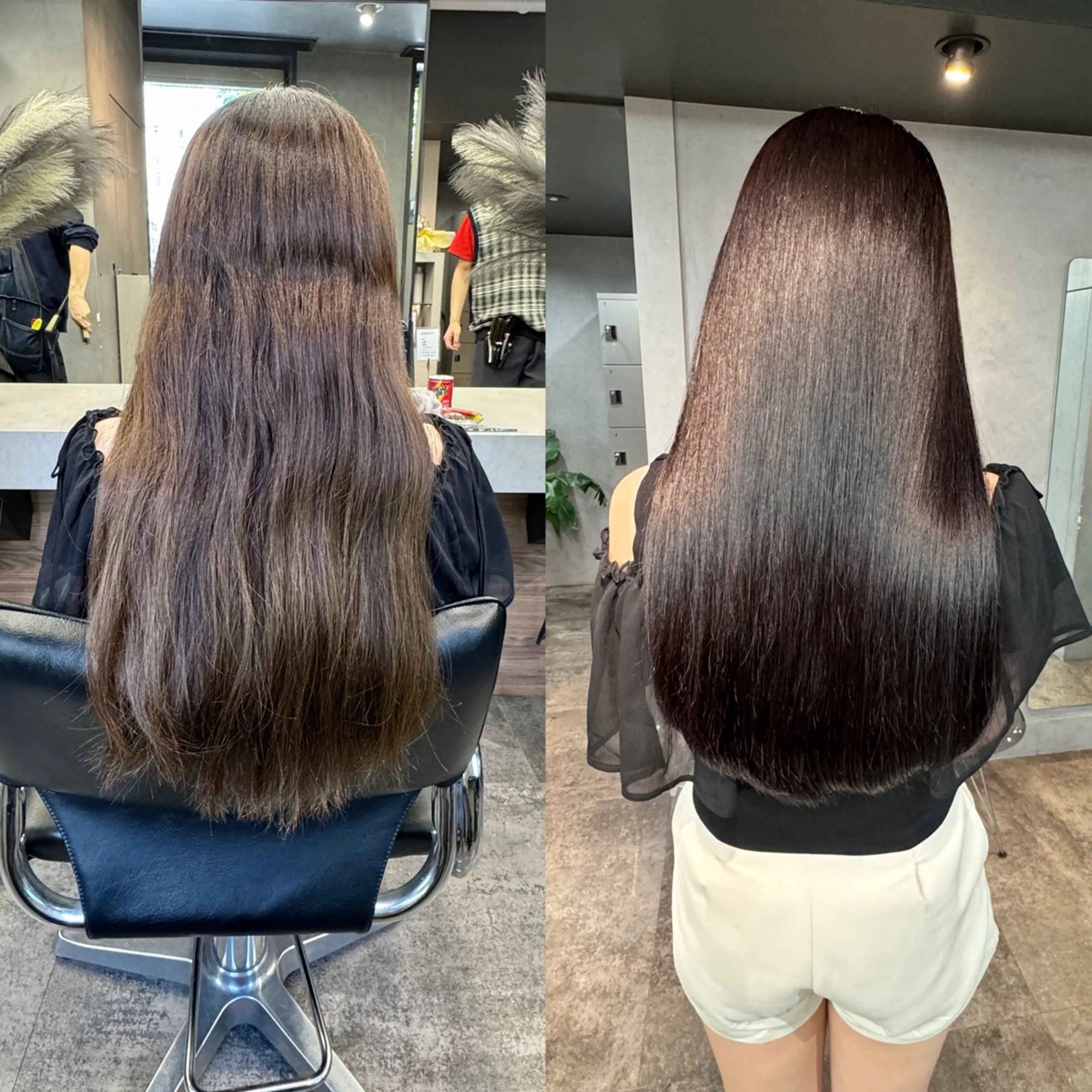 ロング カット ヘアカラー 縮毛矯正 トリートメント 髪質改善/艶髪 MINAMIのヘアスタイル