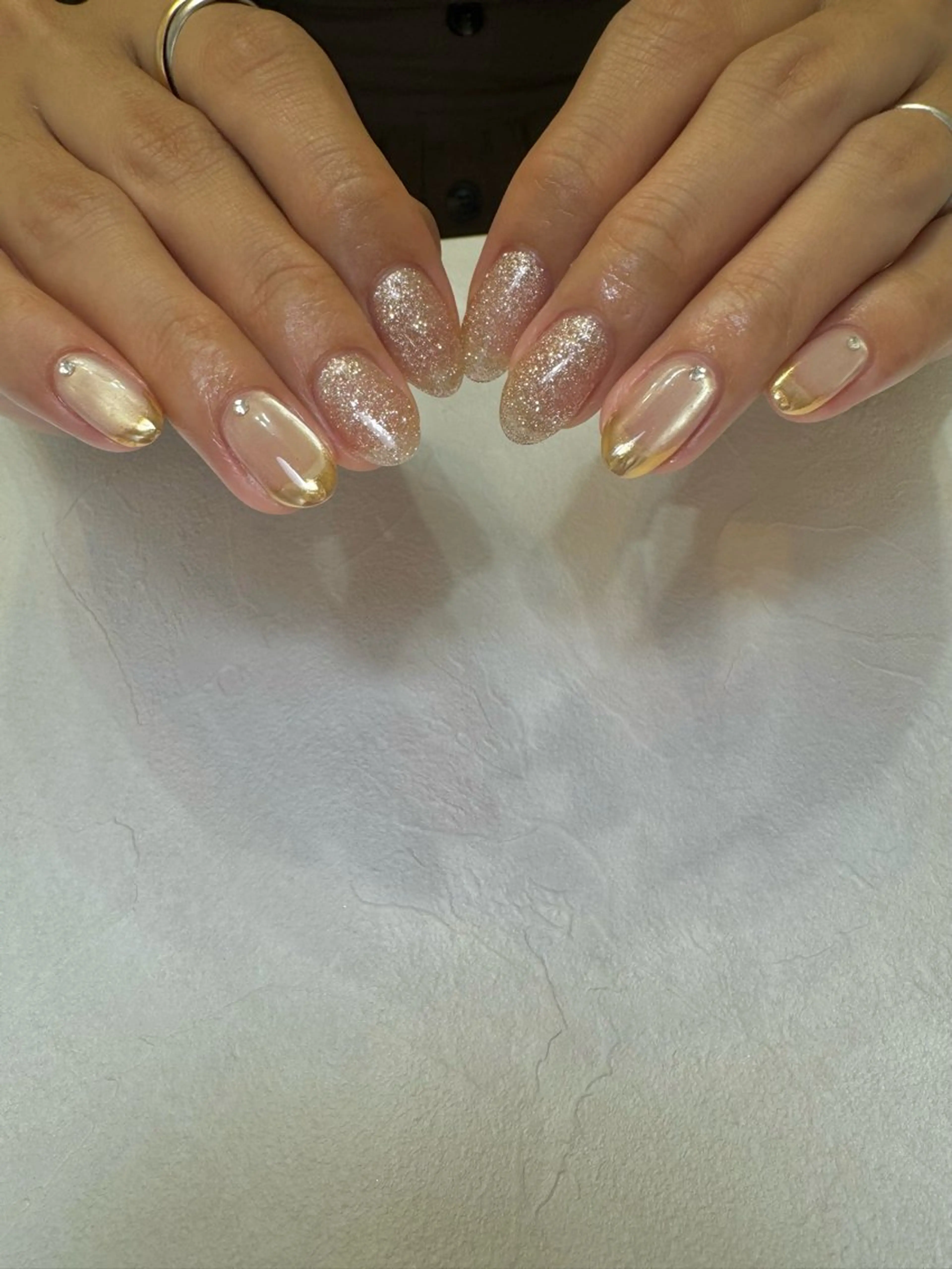 ネイル フレンチネイル マグネットネイル ミラーネイル Colorer'me クロレミーのネイルデザイン