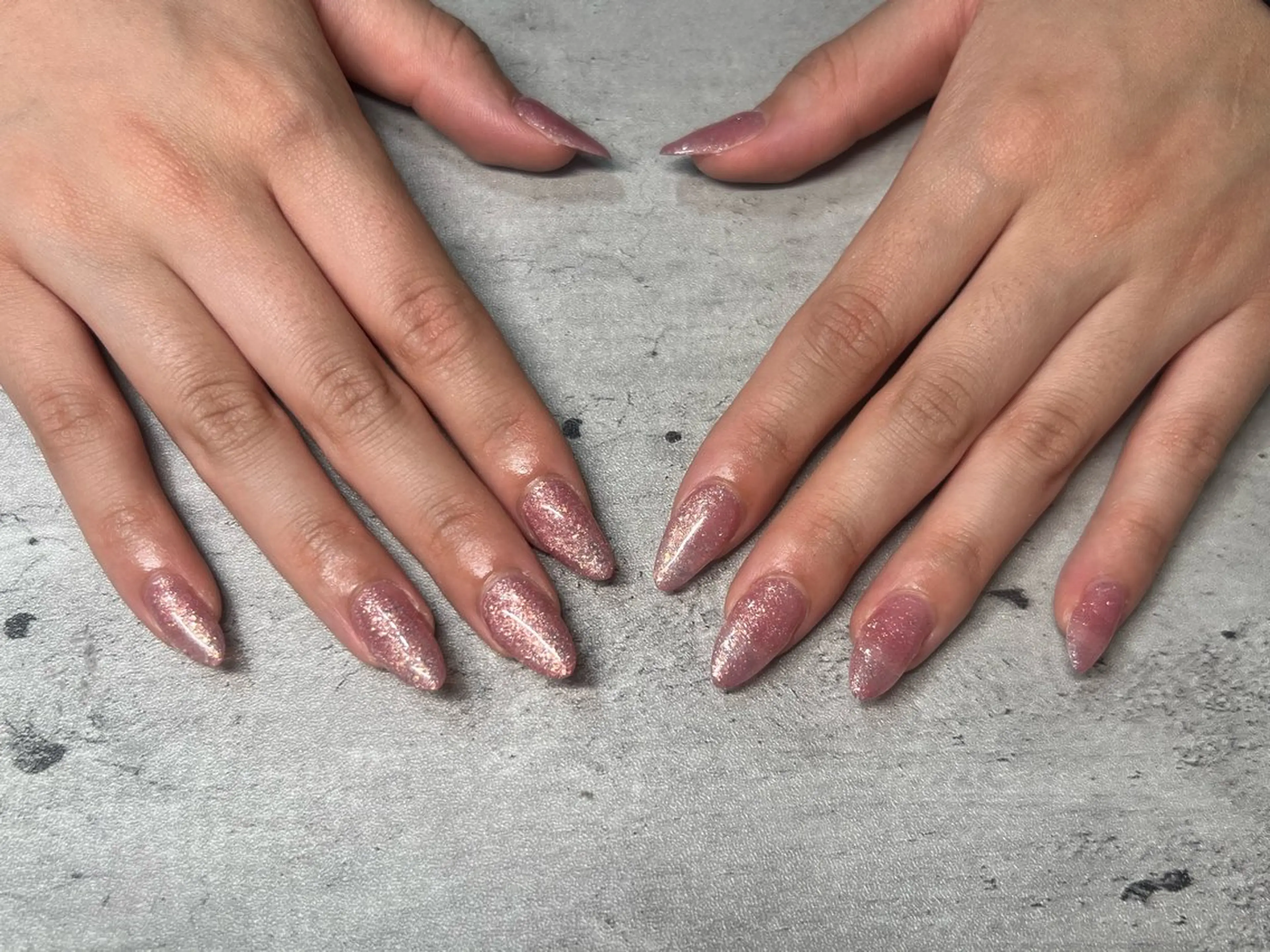 ネイル 長さ出し ワンカラーネイル sumire petitのネイルデザイン