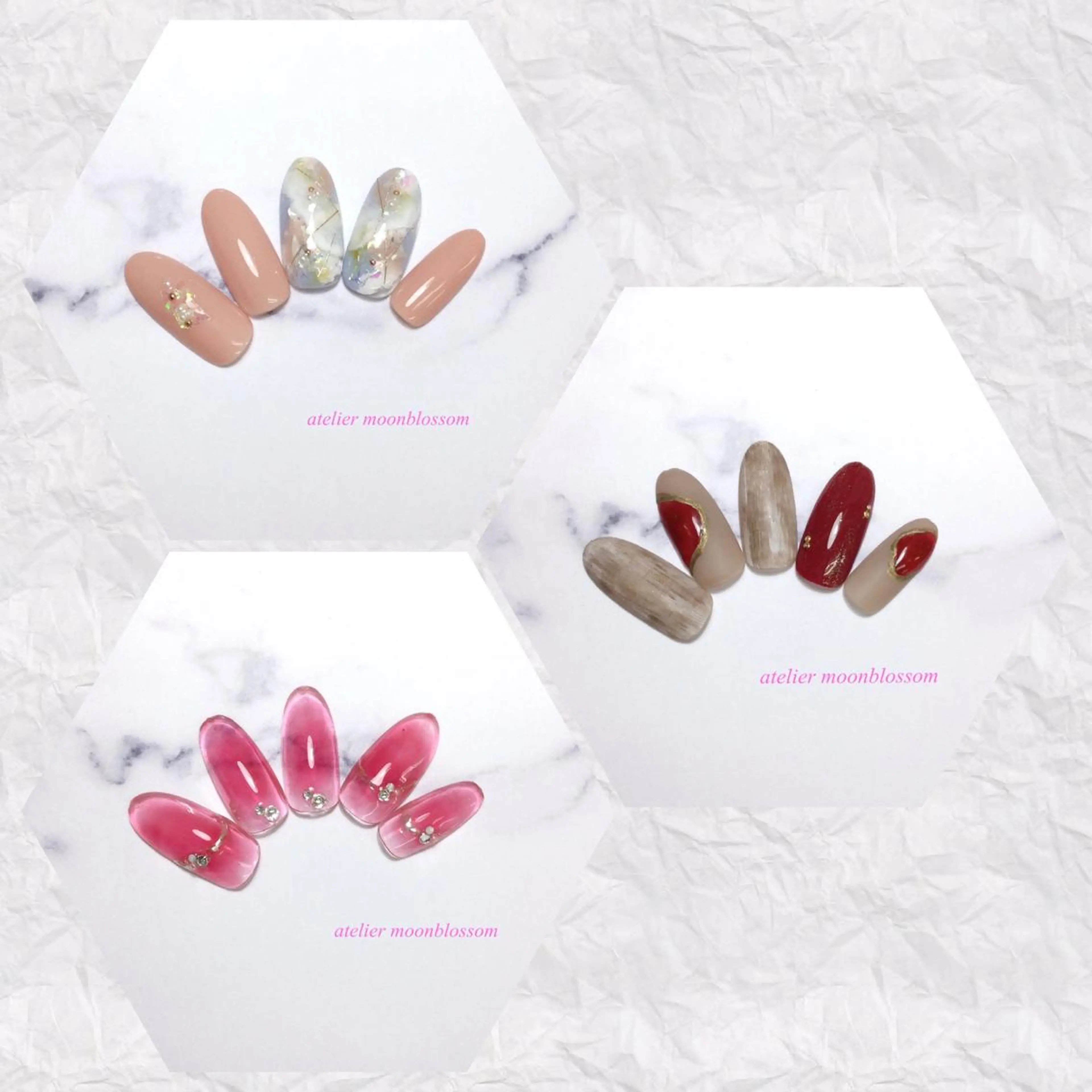 ネイル アトリエ ムーンブロッサムのネイルデザイン