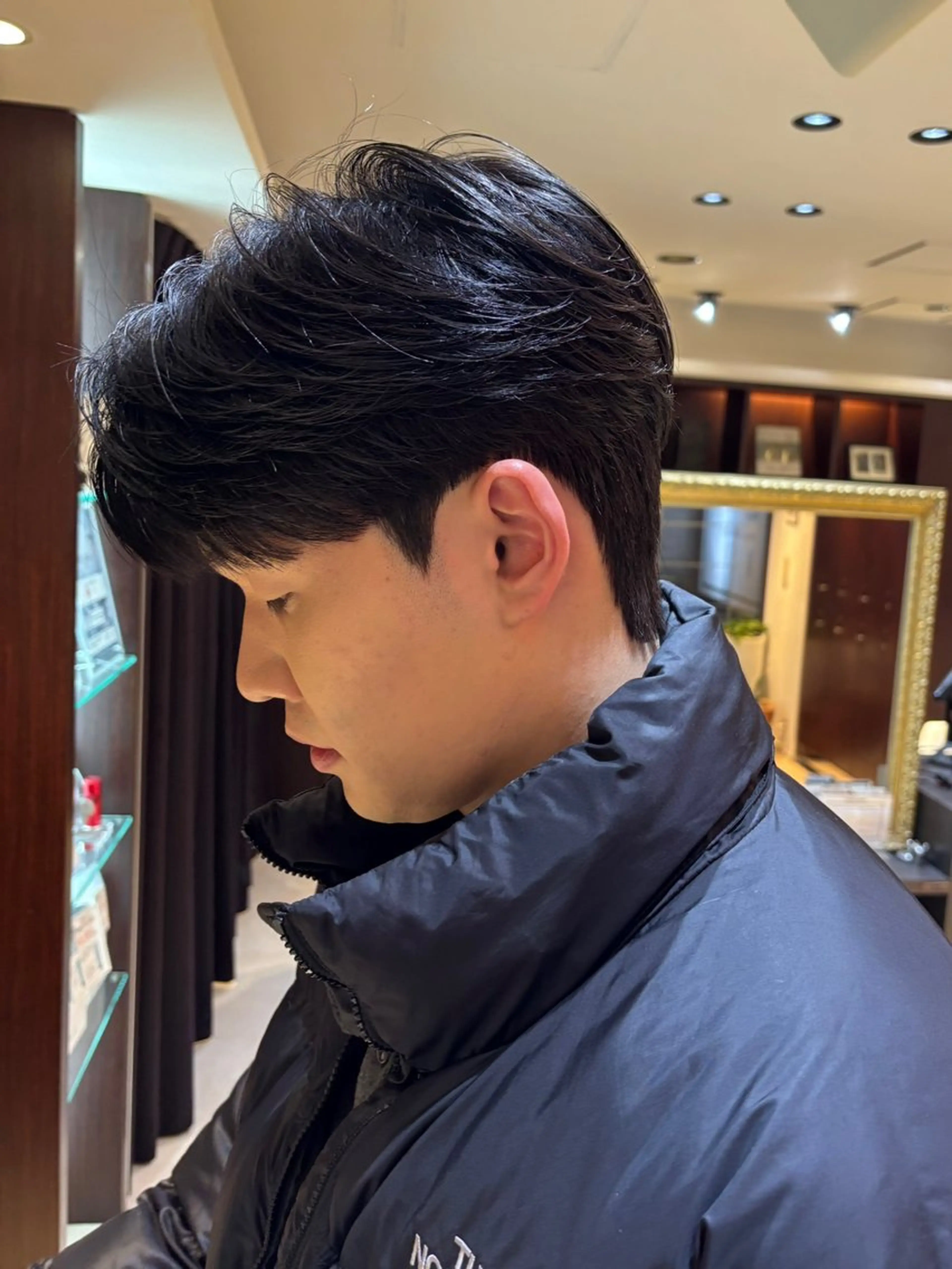 ショート パーマ メンズ カット パーマ カルマパーマ韓国ヘア shiryuのヘアスタイル