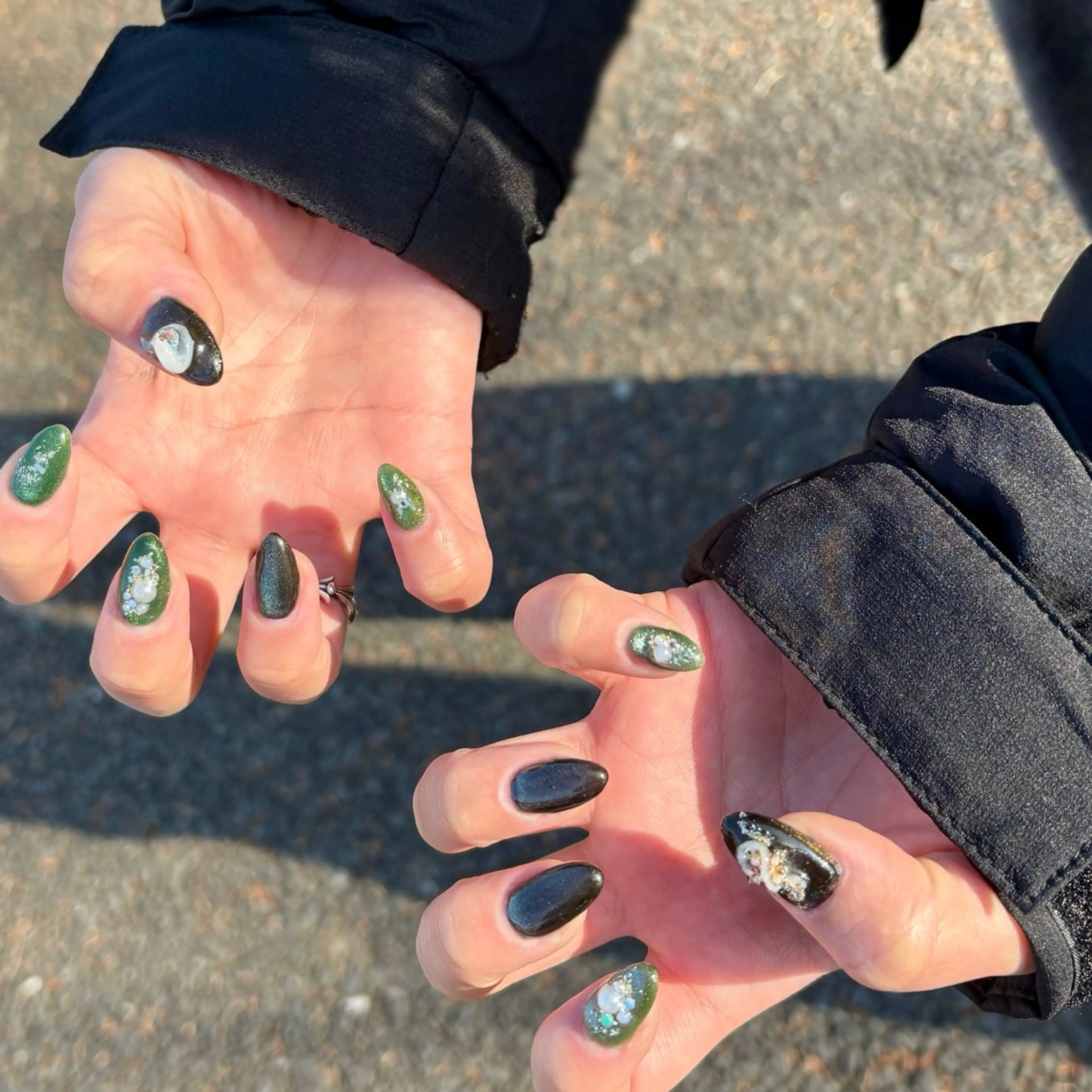 ネイル のらねこ所属・のらねこ🐈‍⬛🎀 yuriaのネイルデザイン