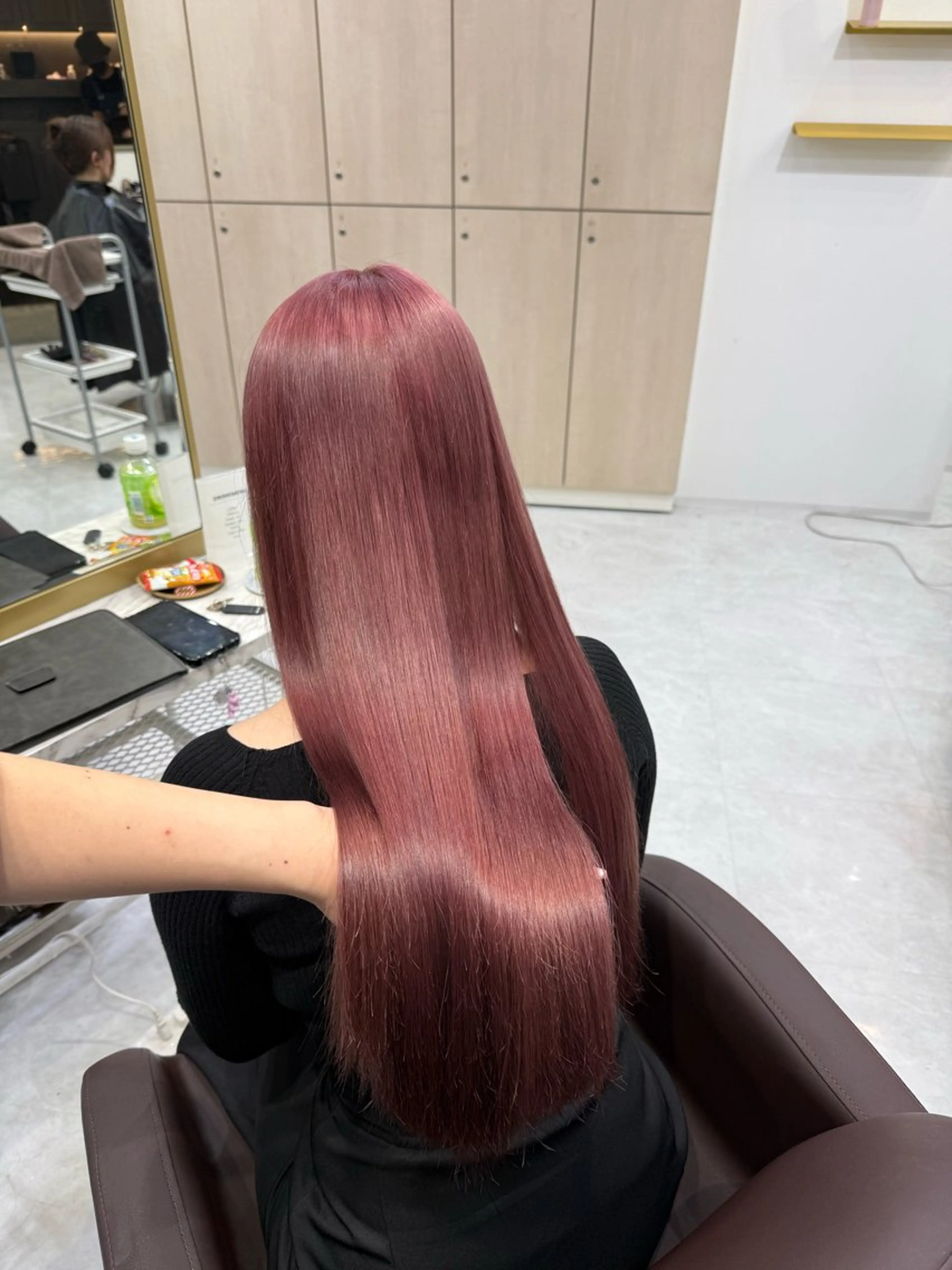 ロング カラー ヘアアレンジ ヘアカラー トリートメント ヘアセット 💗横浜美容室 💗HARUNAのヘアスタイル