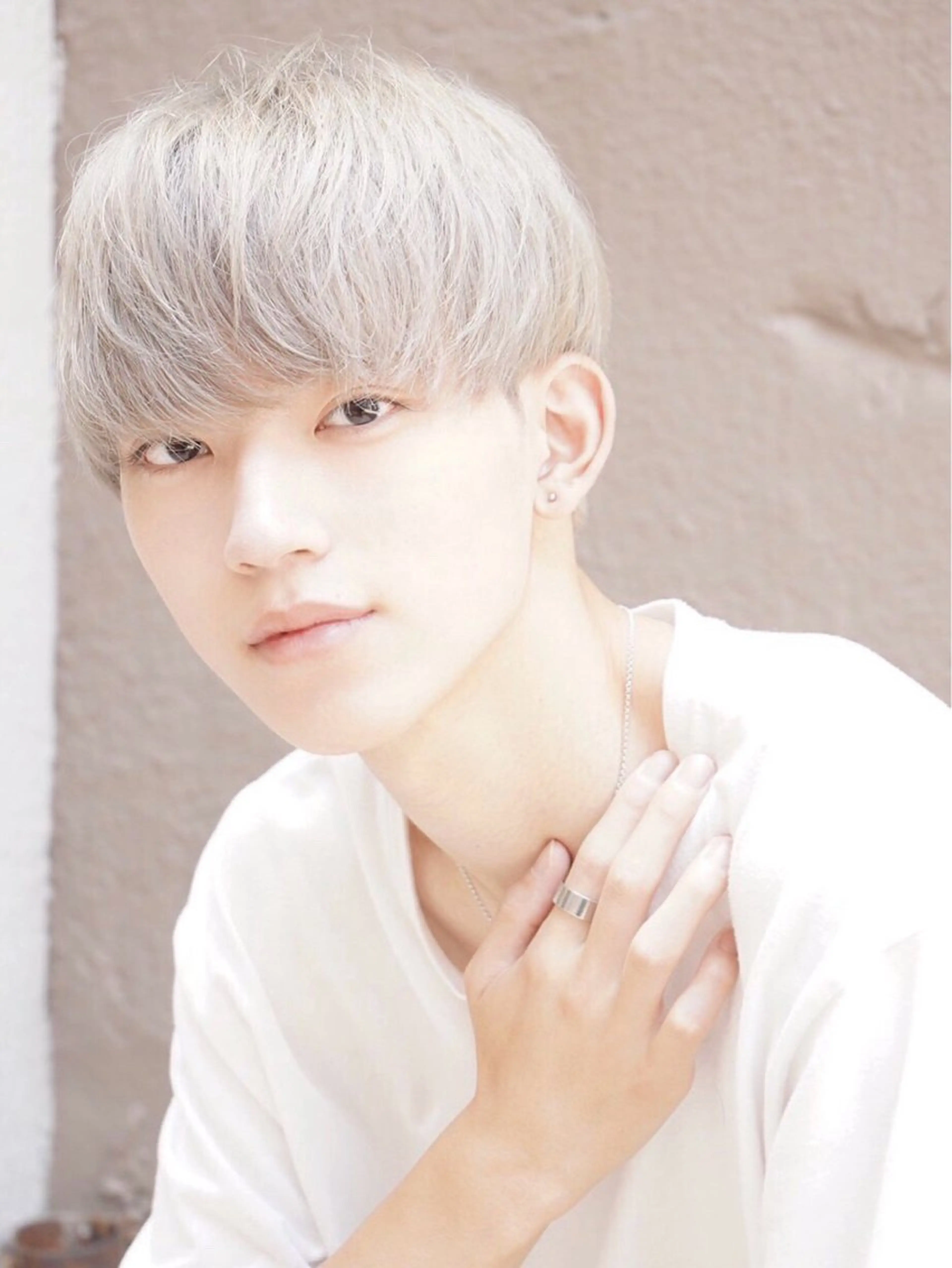 ミディアム カラー メンズ カット ヘアカラー ヘアセット ショートヘア🔥メン ズ特化パーマ/そめやのヘアスタイル