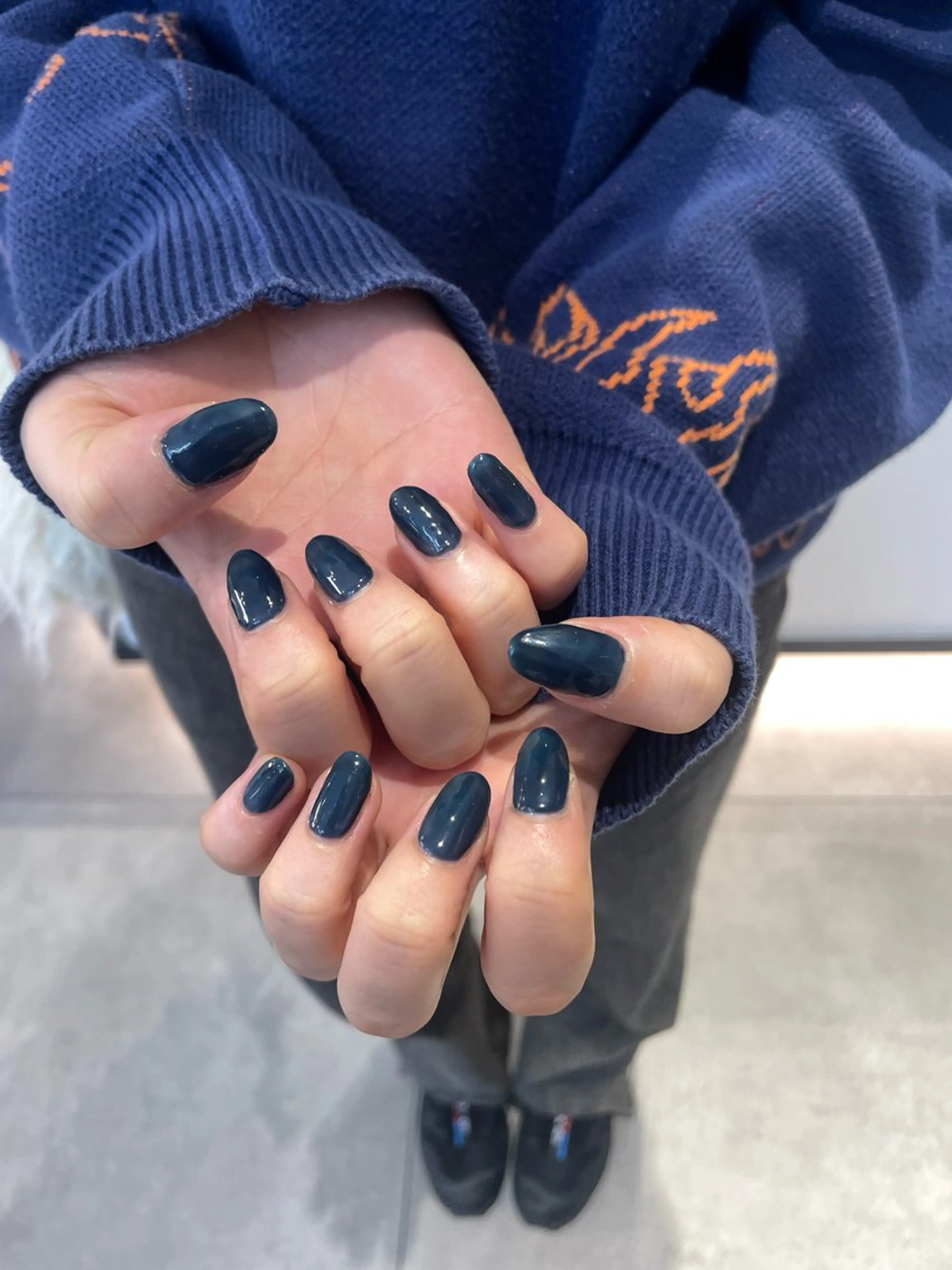 ネイル ハンドネイル 🌟暖色系ハイトーン 🌟AIのヘアスタイル