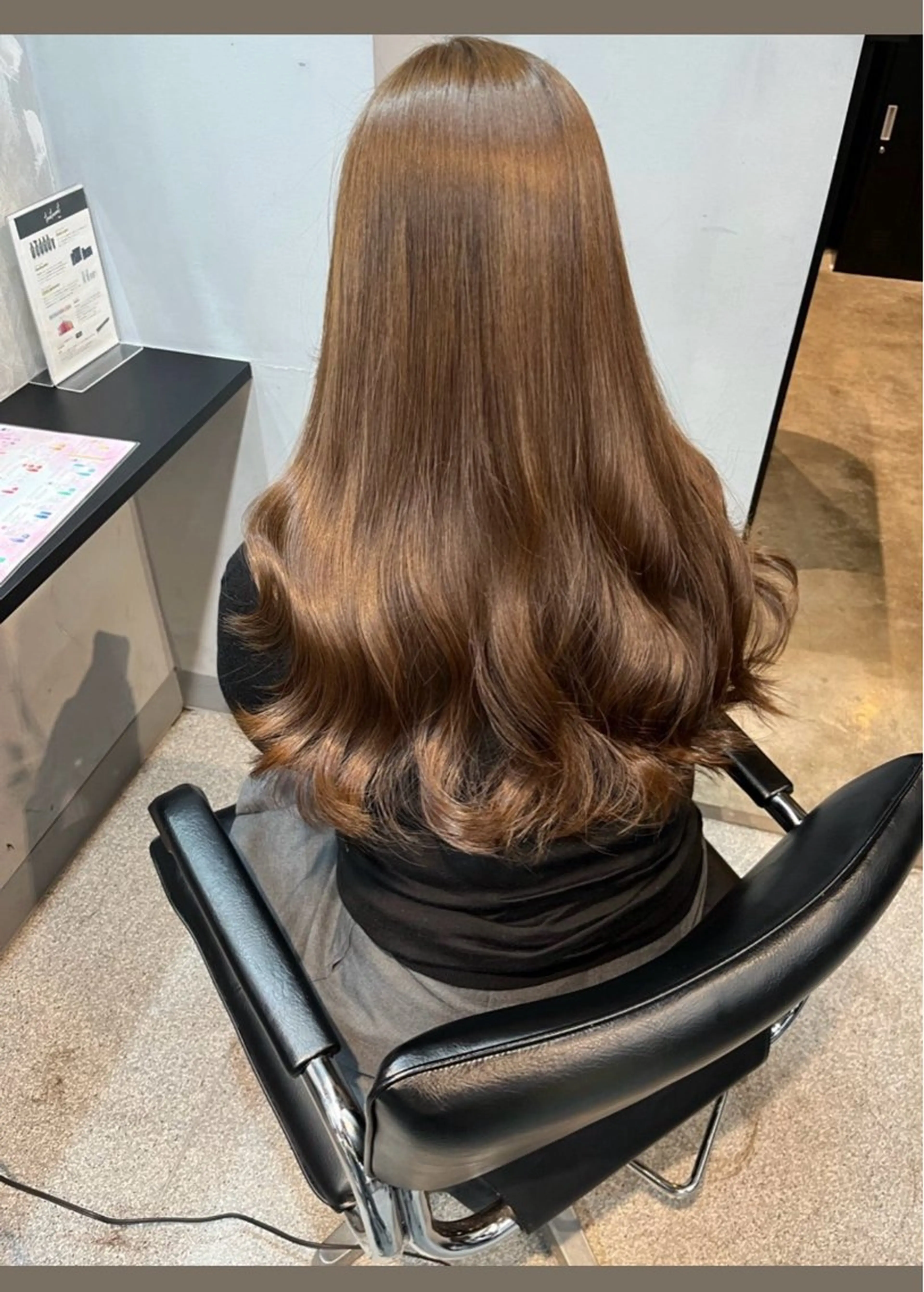 ロング カット 濱川響太レディース カットモデルのヘアスタイル