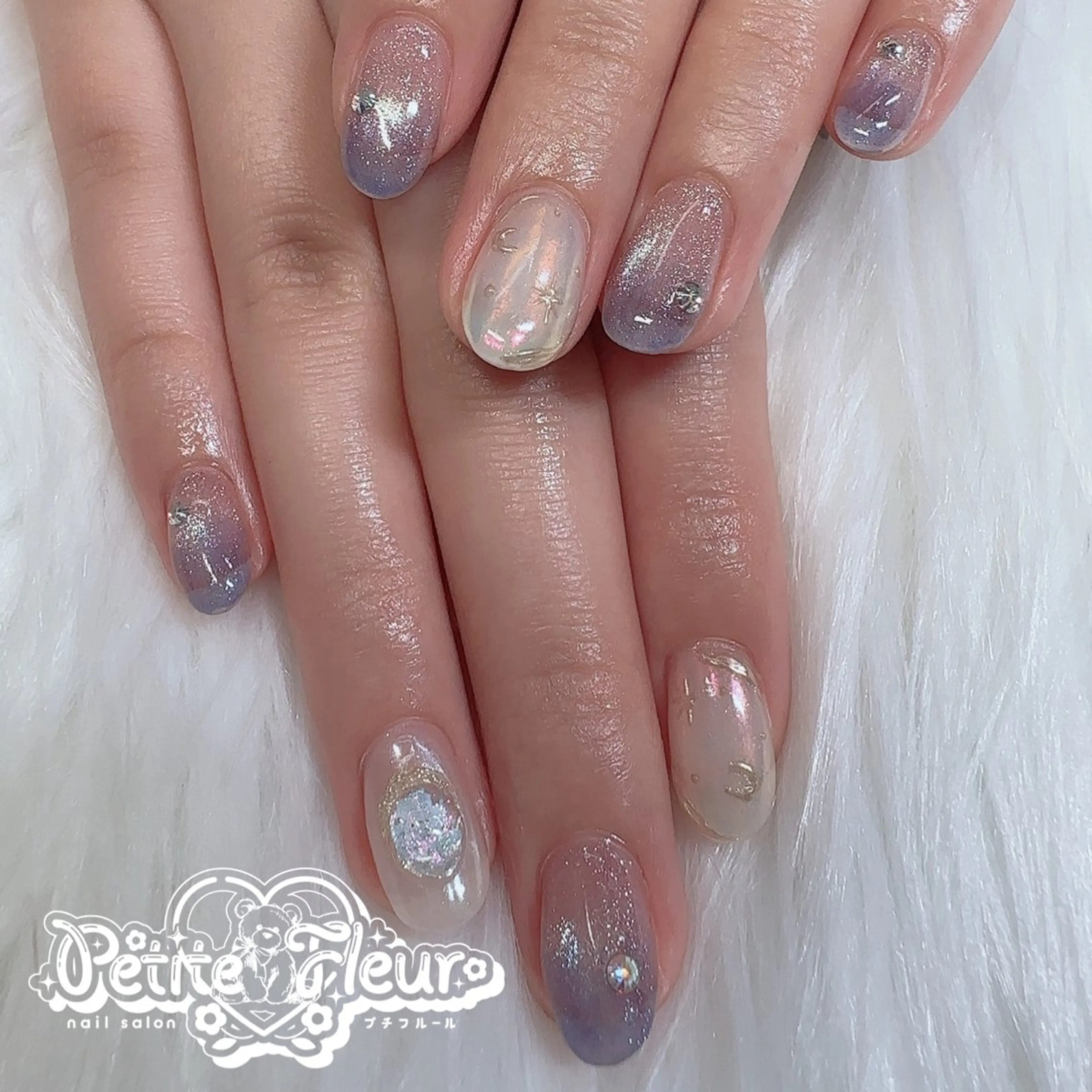 ネイル ハンドネイル ❁⃘*。Petite fleur❁⃘*りさのネイルデザイン