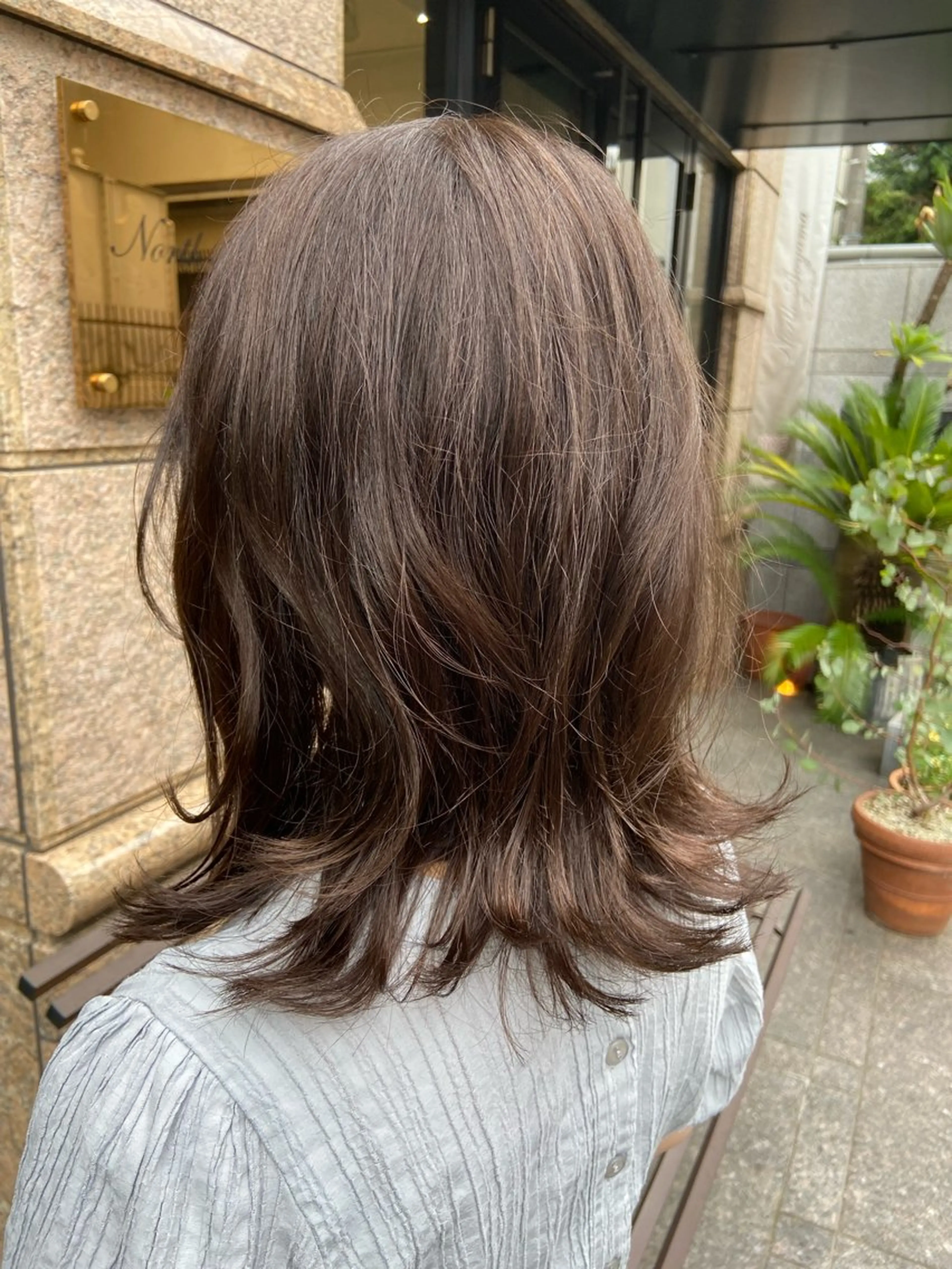 ミディアム カラー ベージュカラー トリートメント Loave所属・ボブカット/岩倉 稜真のヘアスタイル