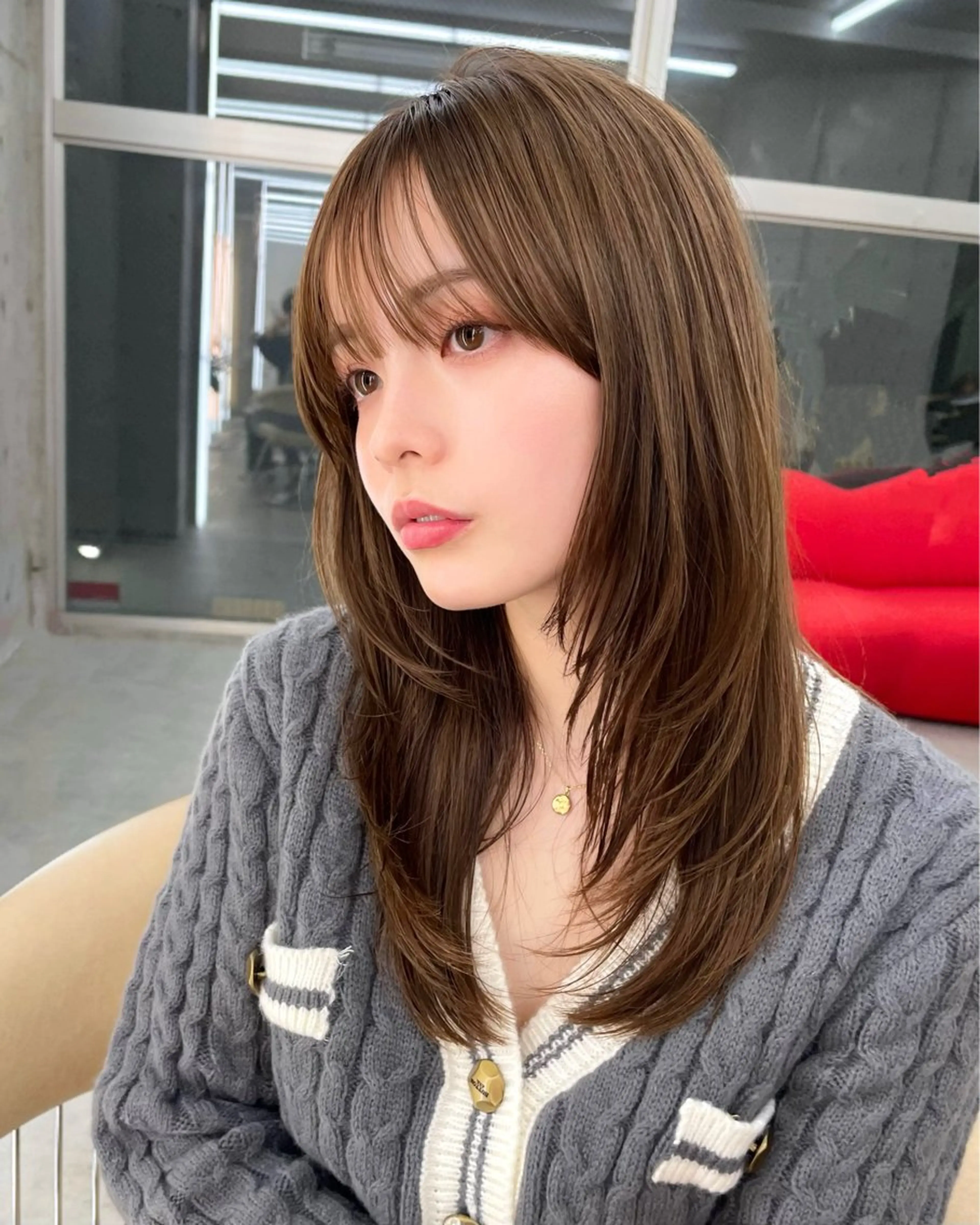 ロング カット トリートメント 垢抜けトレンド レイヤー🩵廣戸楓のヘアスタイル