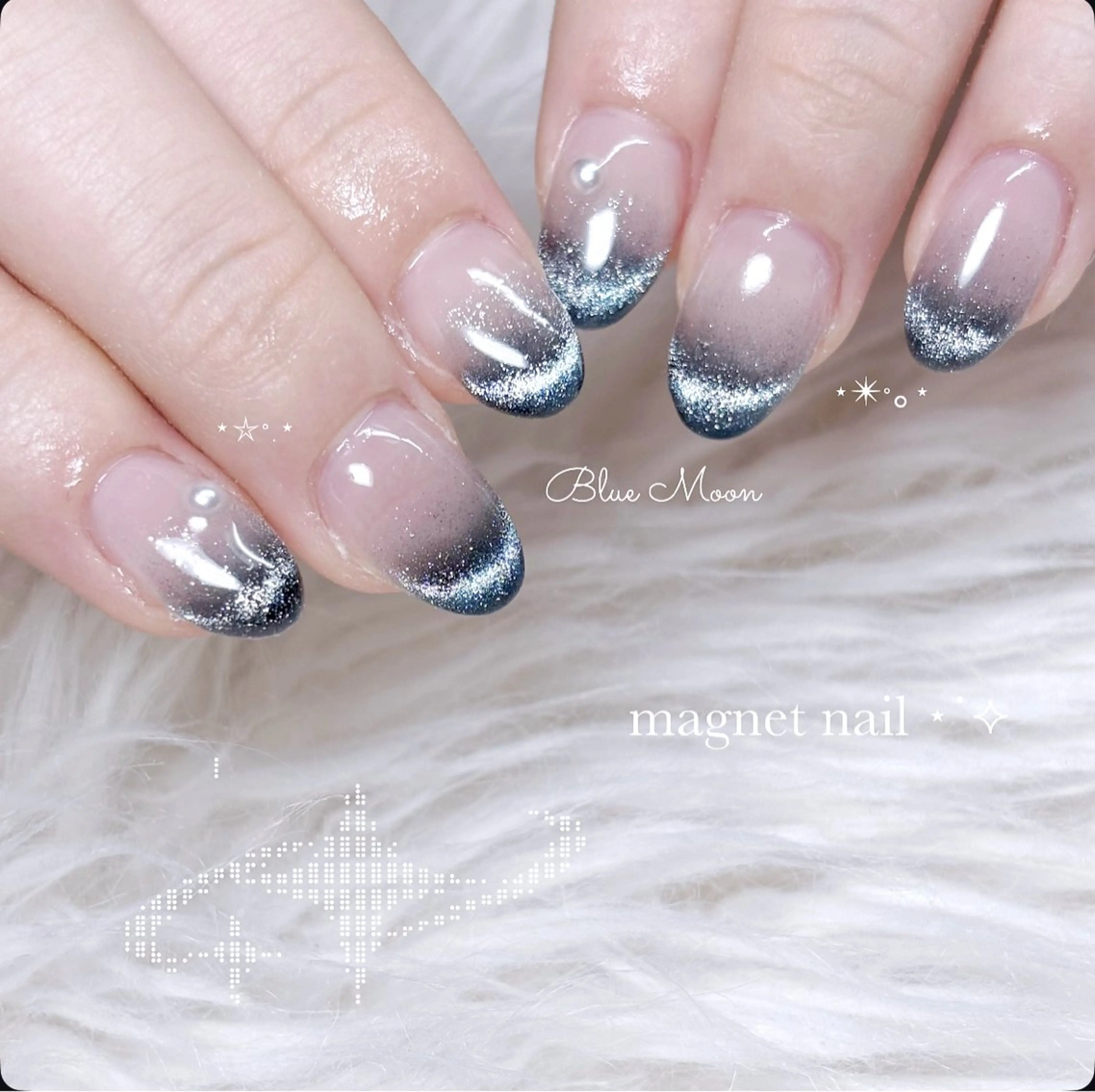 ネイル ハンドネイル フットネイル nail salon Blue Moonのネイルデザイン