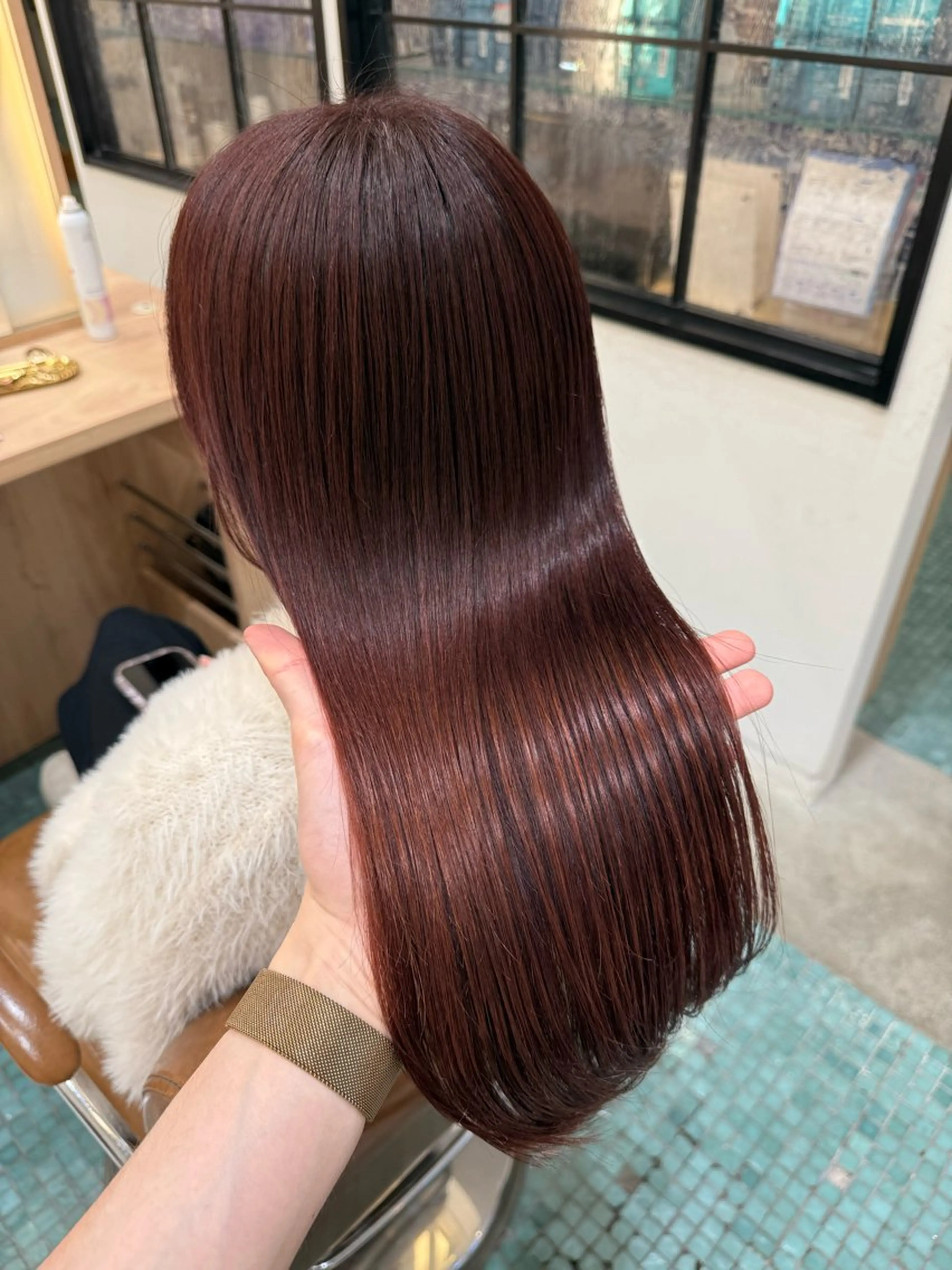 ロング ヘアカラー トリートメント ATENA所属・撮影モデル様募集 直樹のヘアスタイル