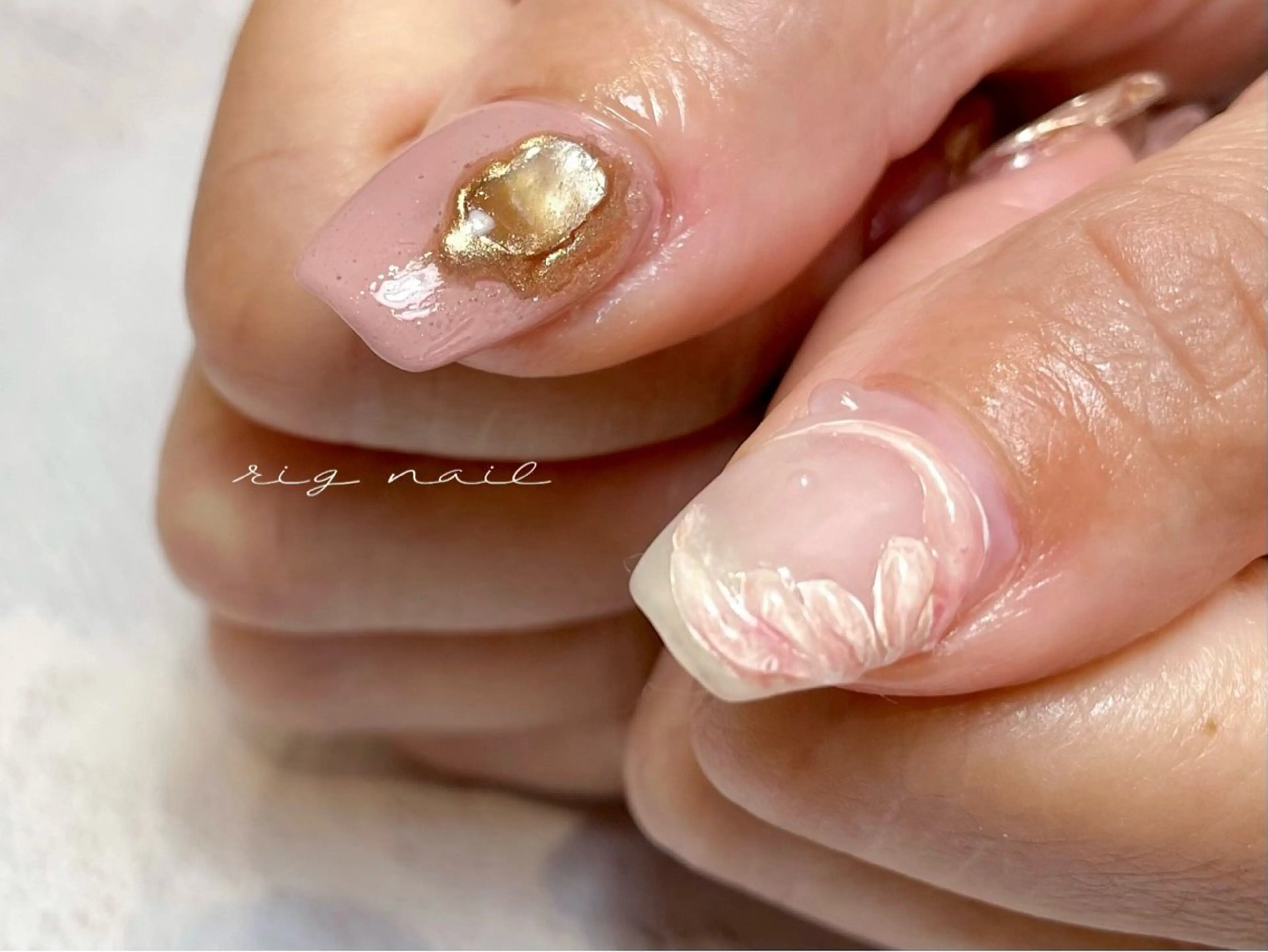 ネイル ハンドネイル rig nail草加店所属・松本 紋世のネイルデザイン