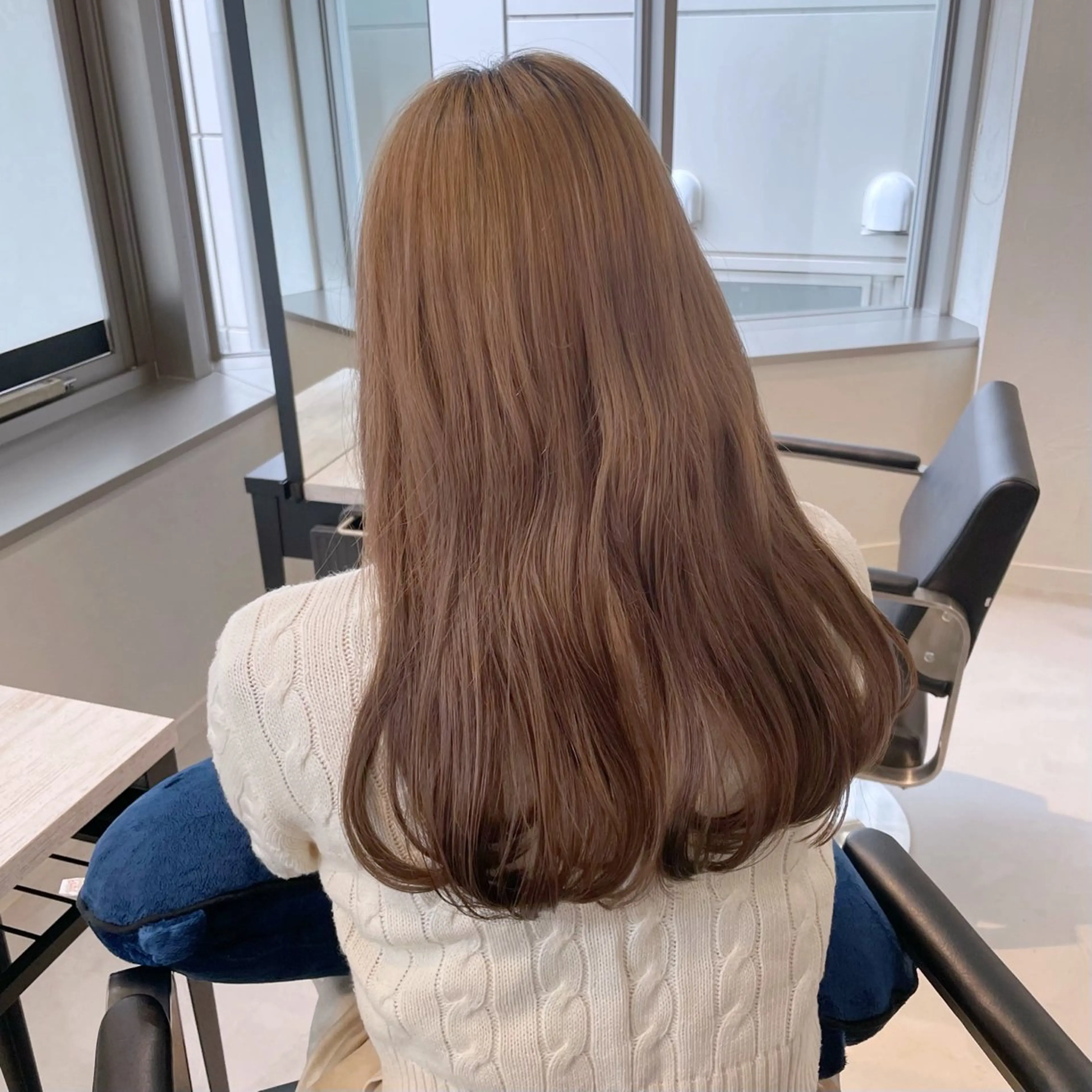 ロング noa hair design 町田店所属・miyu♡̷̷ 韓国ヘア/顔まわりのヘアスタイル