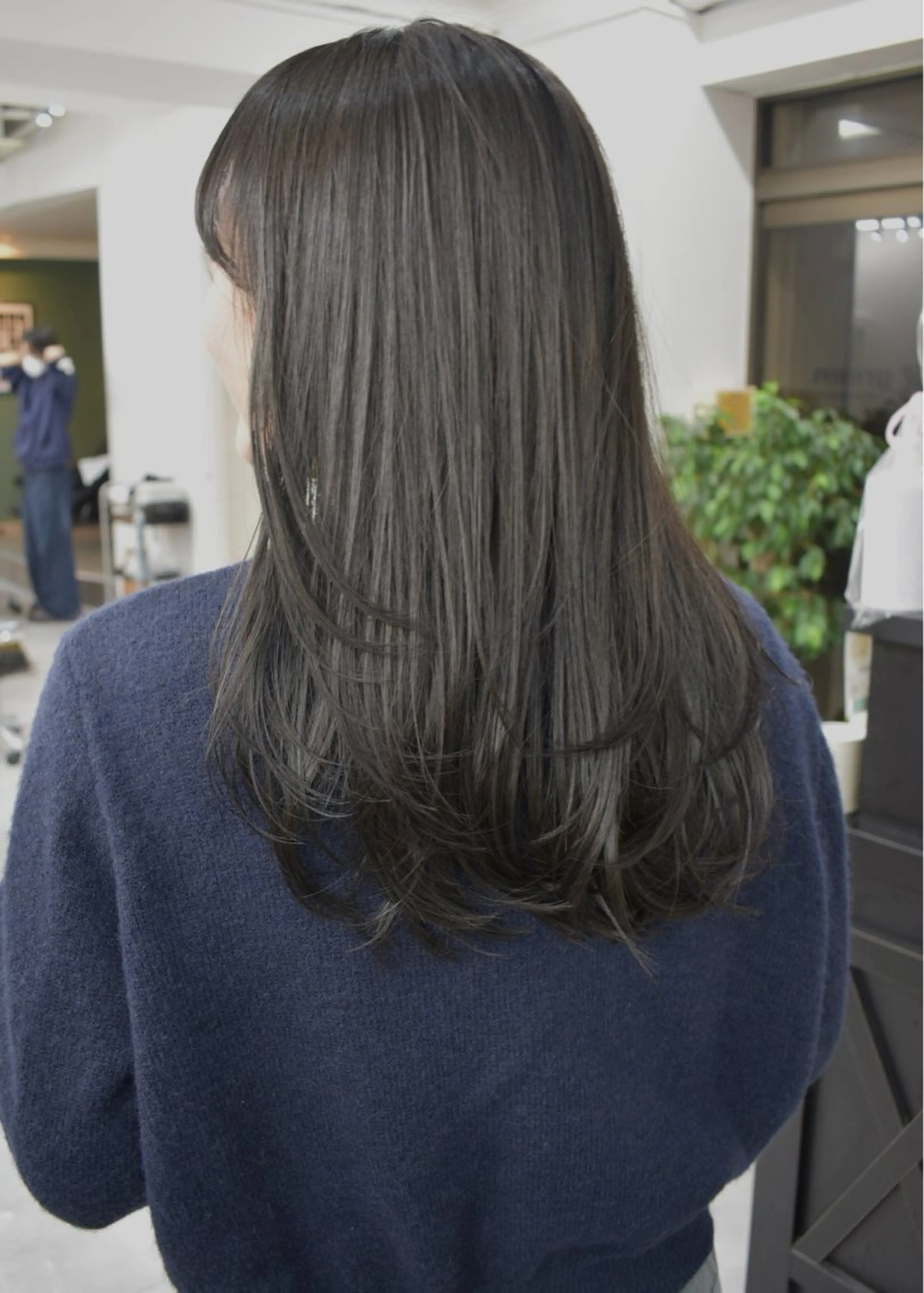 ロング カラー カット ヘアカラー トリートメント レイヤーボブ/ 艶カラー/サナ🌼のヘアスタイル