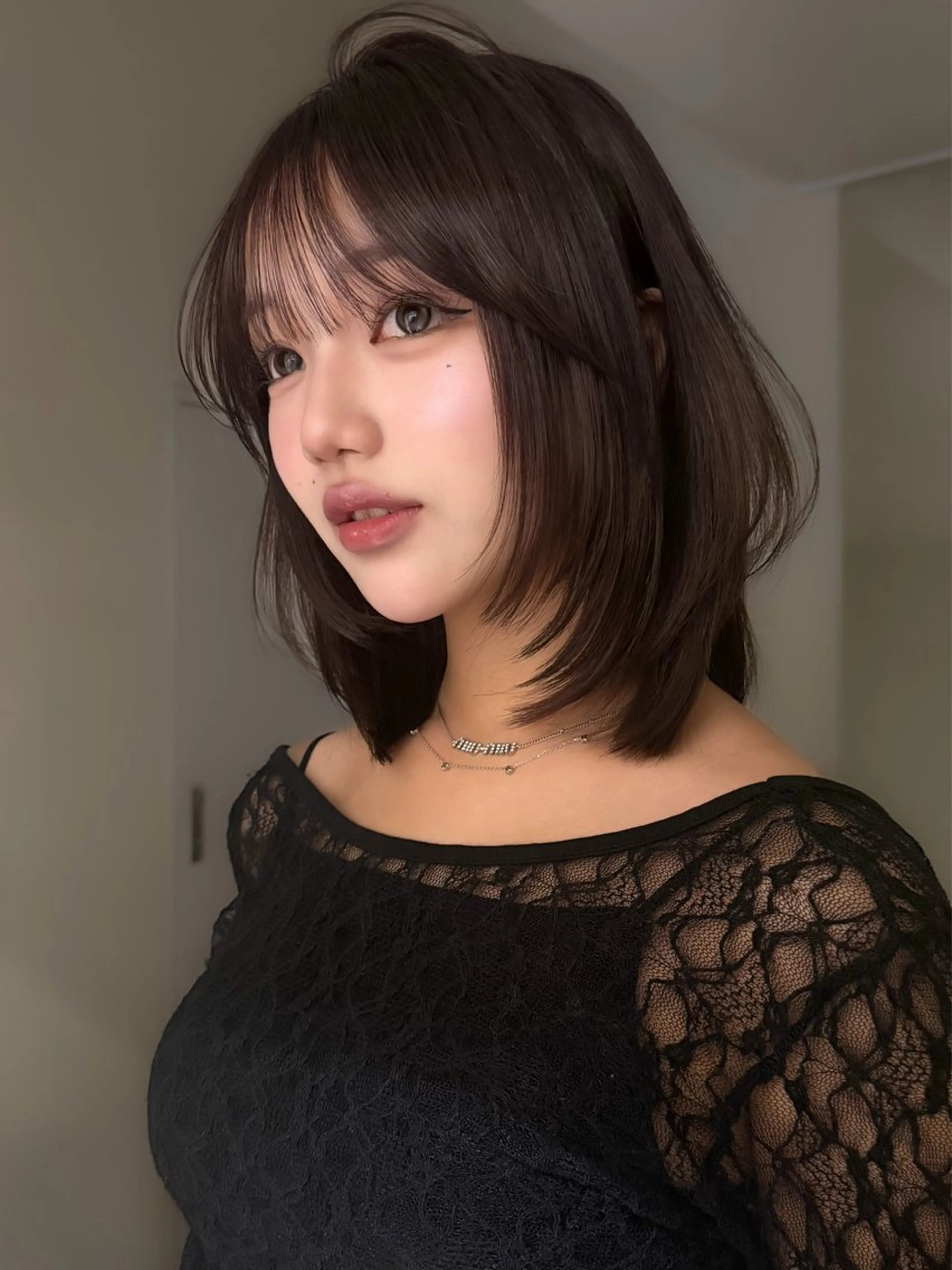 ミディアム ヘアカラー ボブ/レイヤーカット /表参道 yunaのヘアスタイル