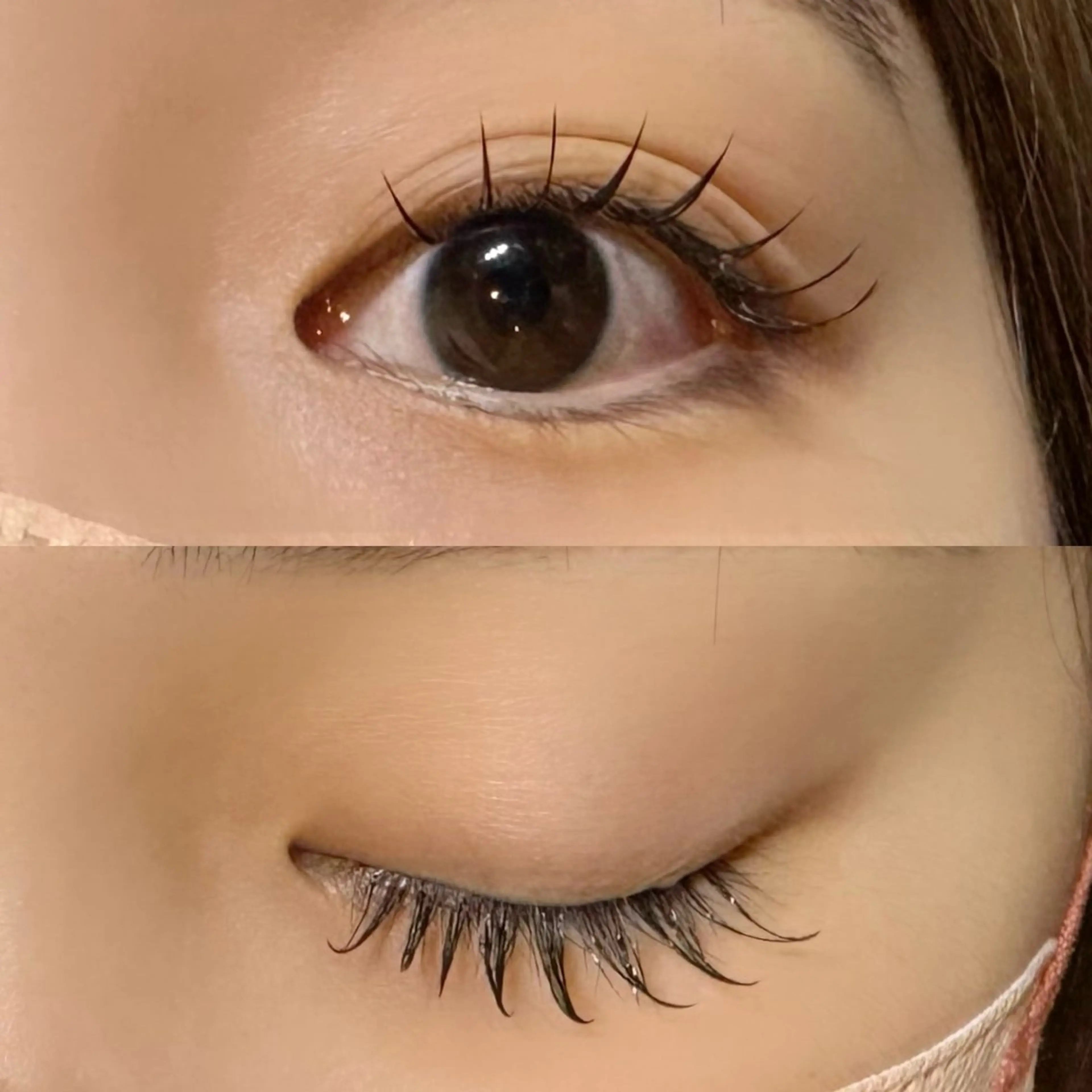 マツエク・マツパ 束感まつ毛 フラットラッシュ scarlet asahiのマツエク・マツパデザイン