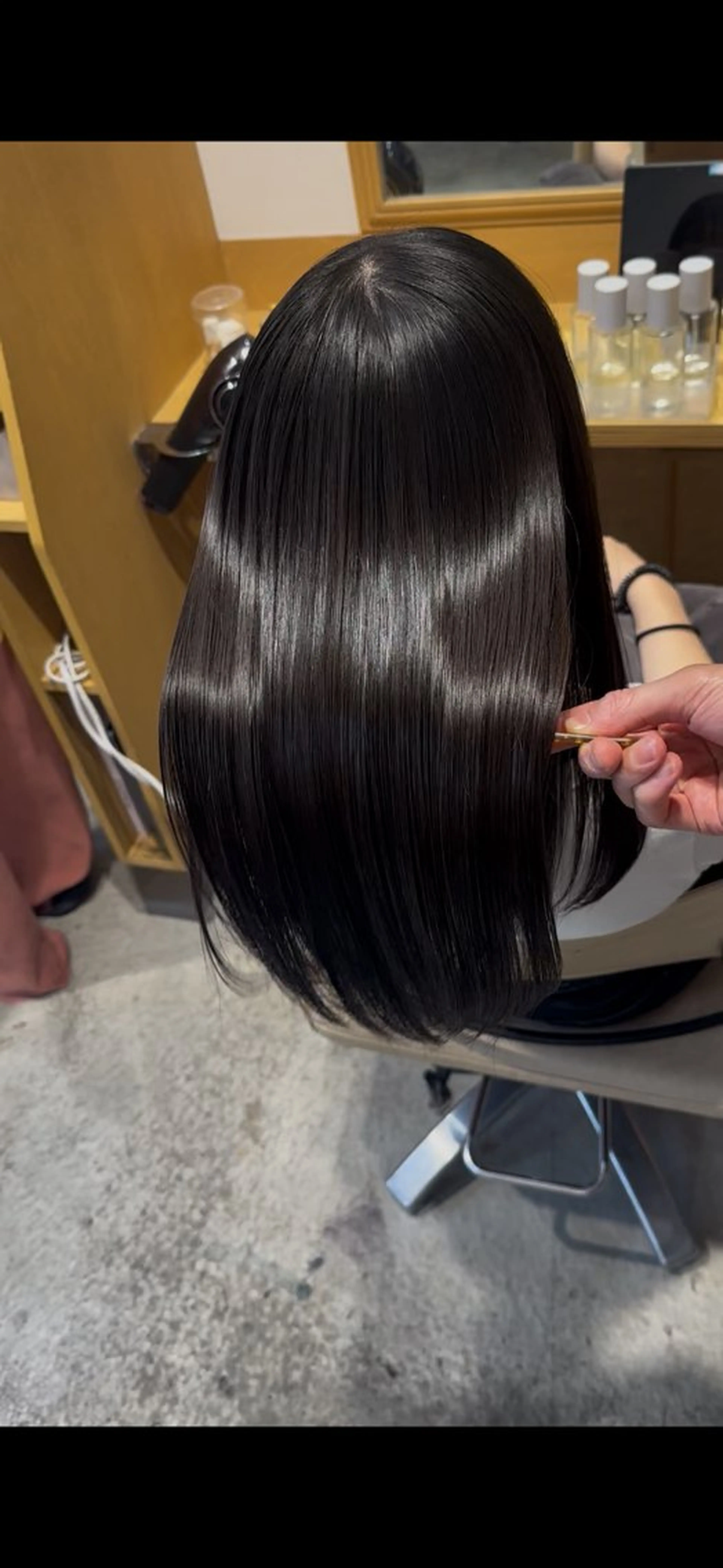 ロング 縮毛矯正 トリートメント 恵比寿/艶髪/ 髪質改善特化/フミヤのヘアスタイル