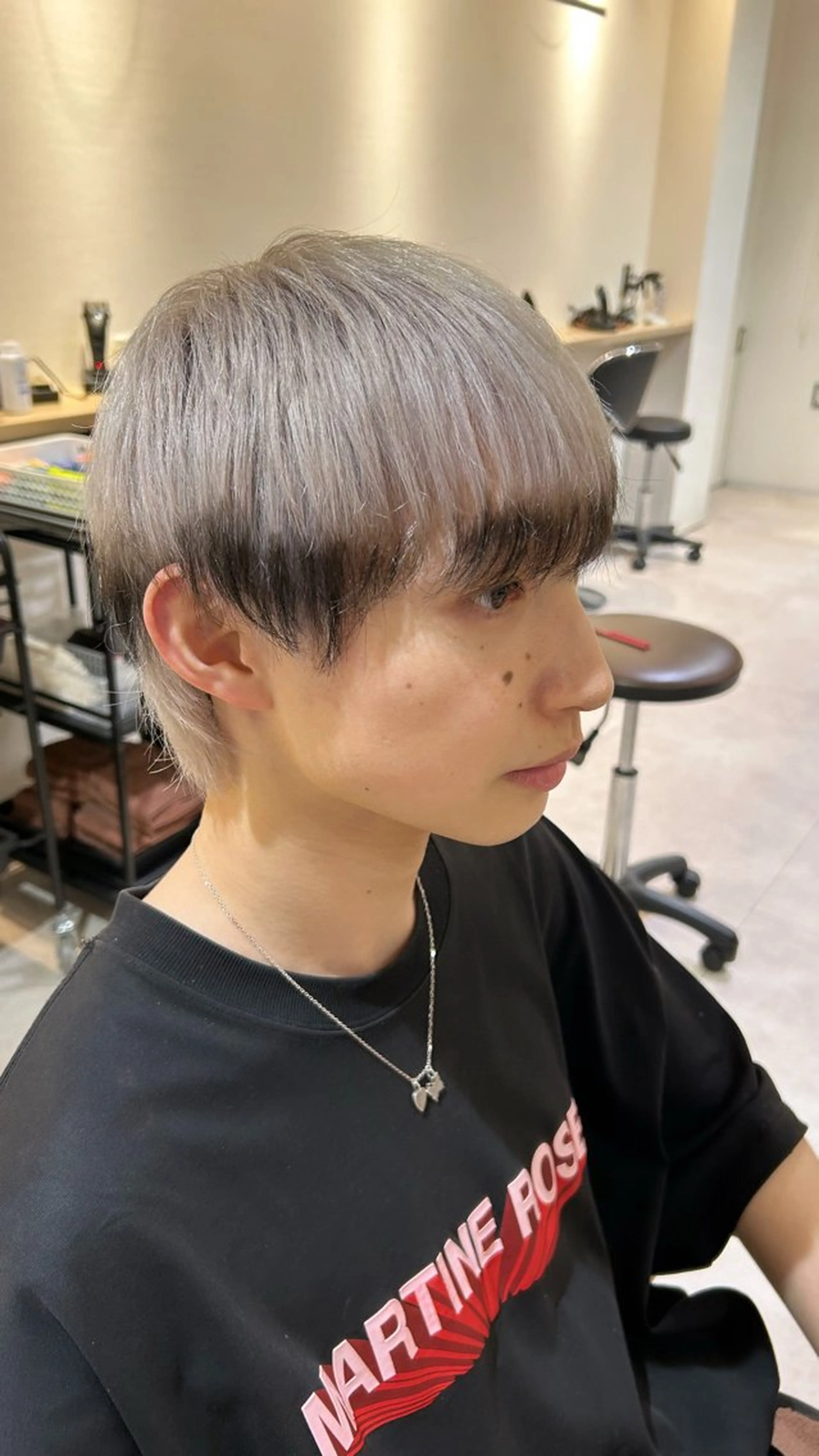 カラー メンズ ヘアカラー トリートメント いぶき/透明感カラー 🎨メンズパーマ🔥のヘアスタイル