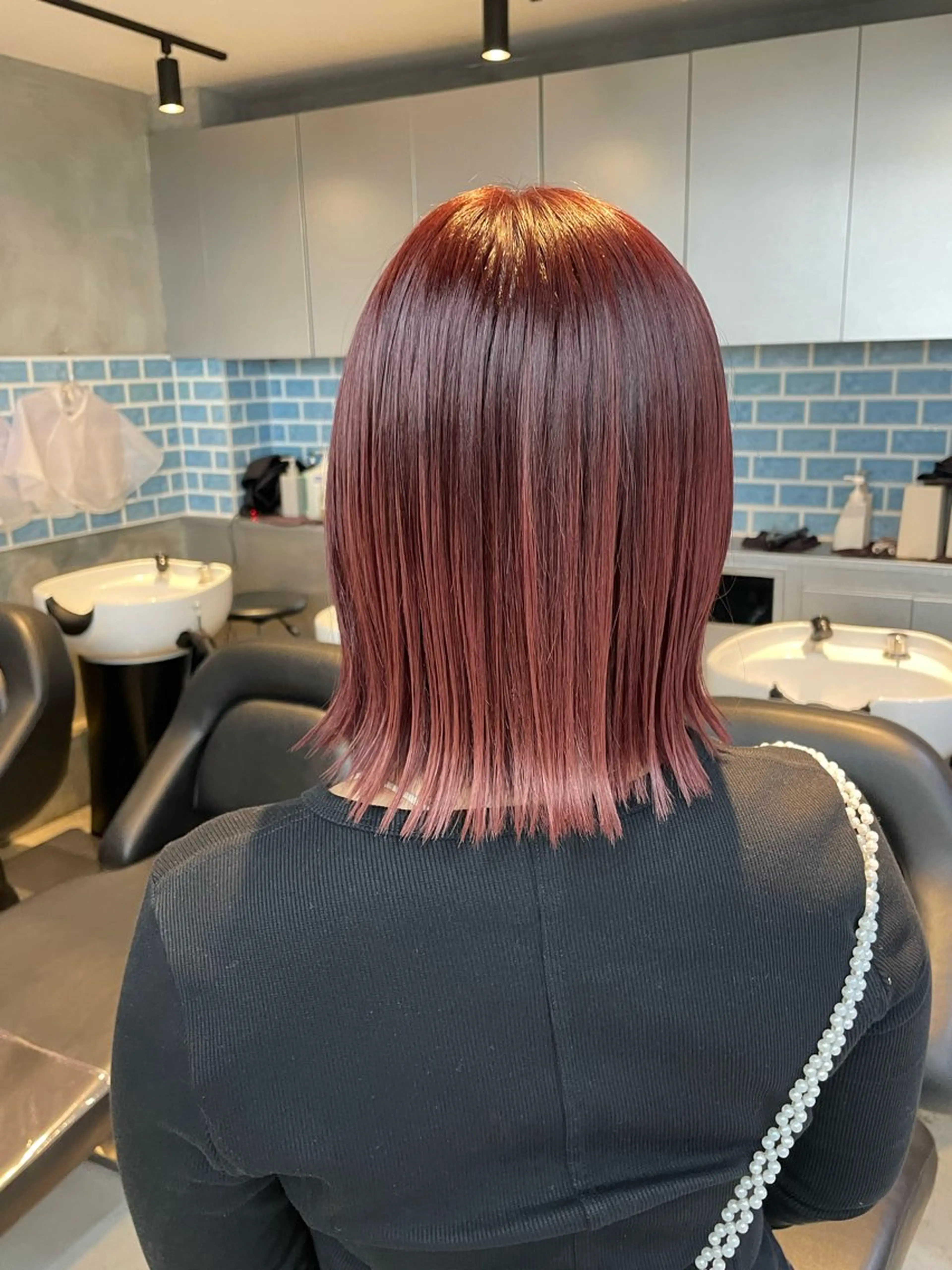 ミディアム ヘアカラー 🫧ほのか /透明感カラー🫧のヘアスタイル