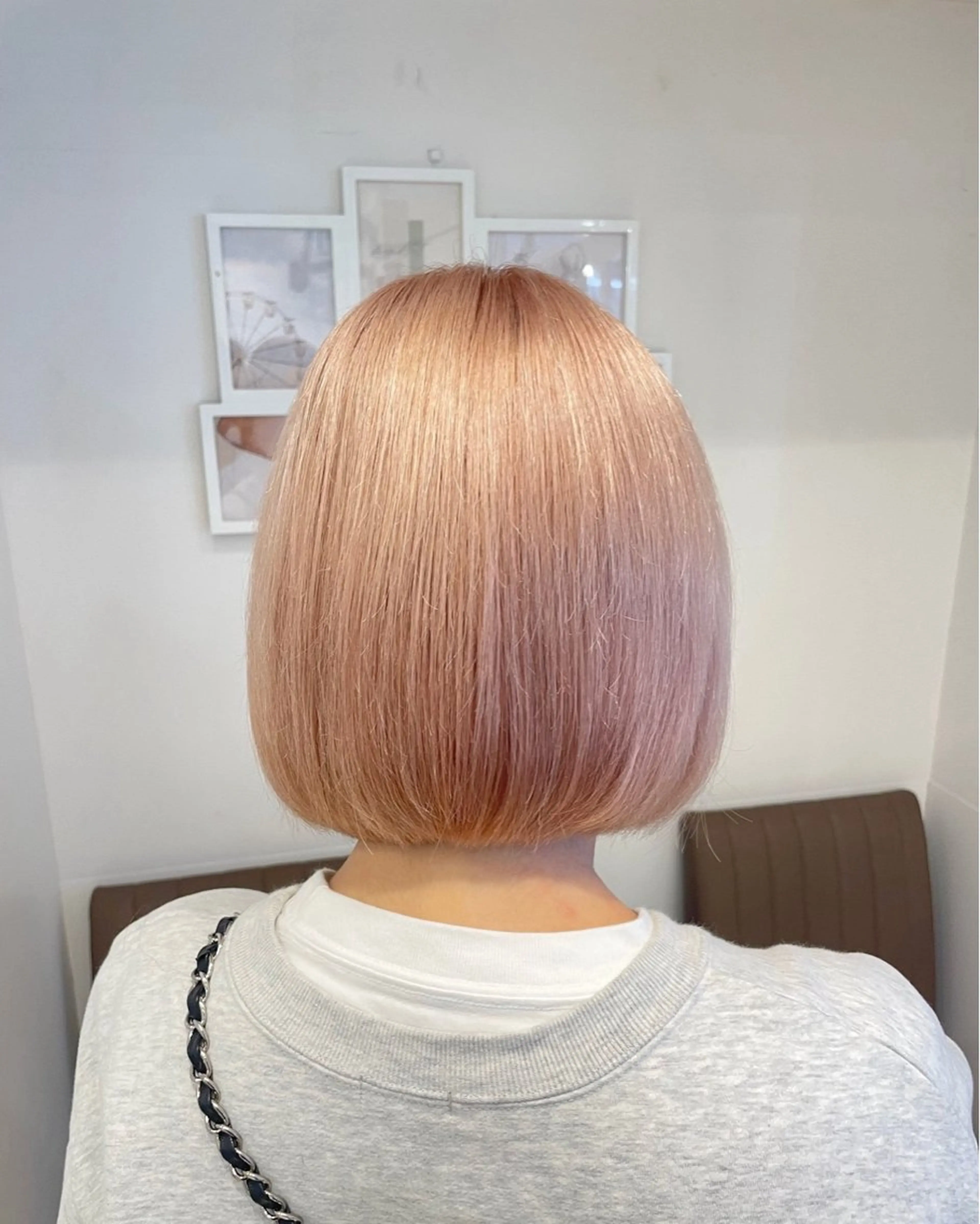 ミディアム カラー カット ヘアカラー トリートメント 韓国ヘア🇰🇷透明 感カラー/yui🎀のヘアスタイル