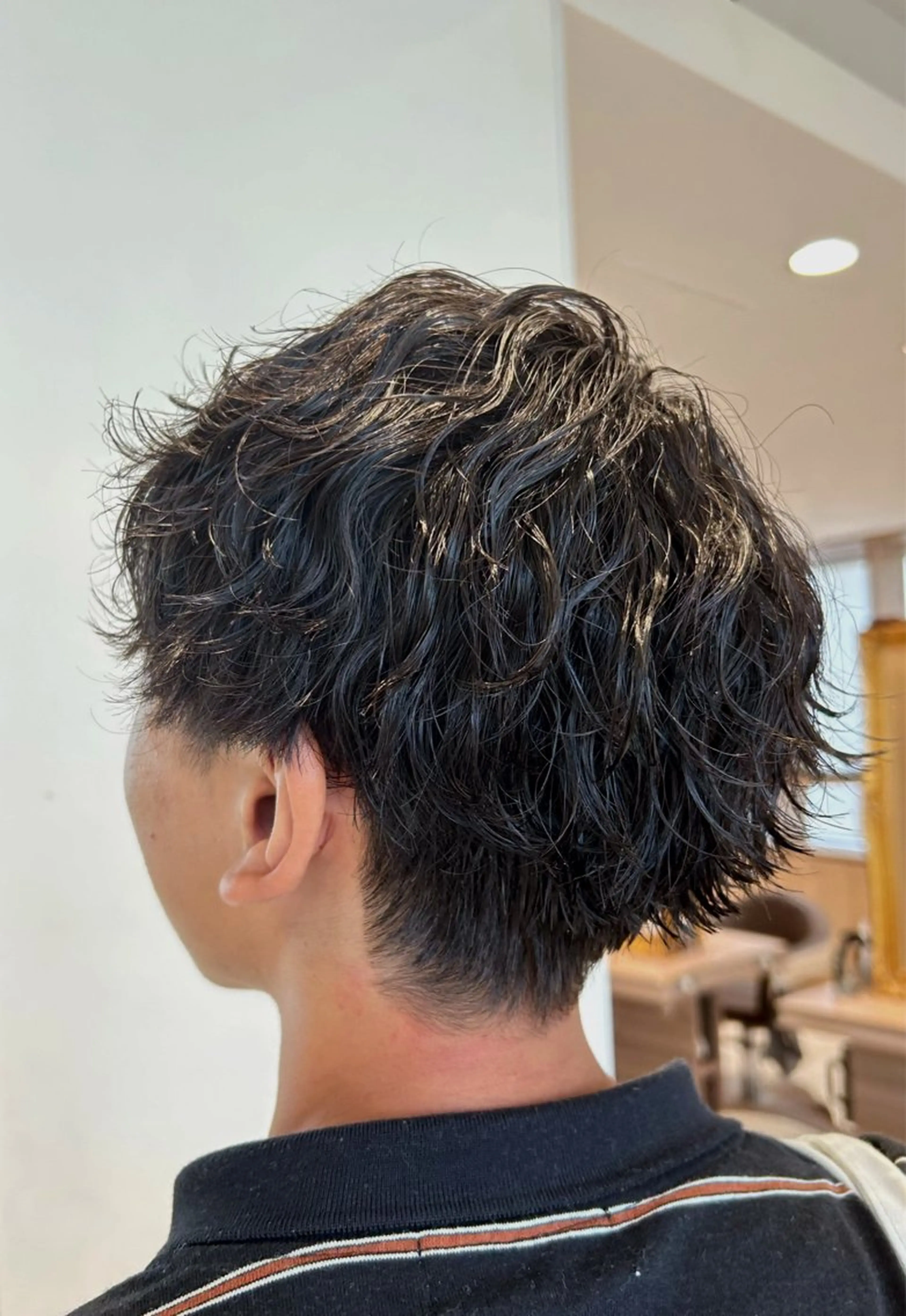 ショート カット パーマ トリートメント ヘッドスパ メンズ指名数No.1 鐸木桜子のヘアスタイル