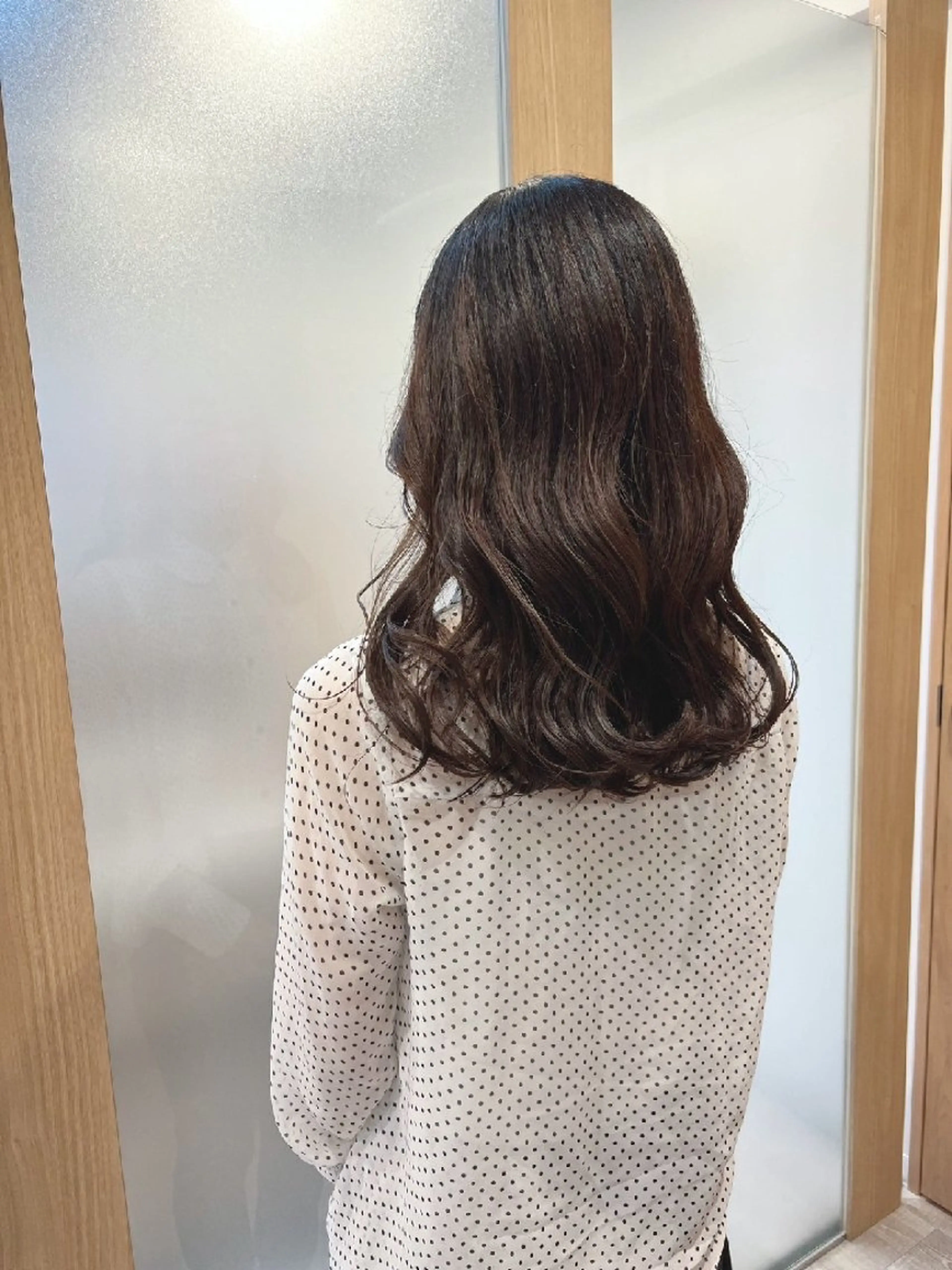 セミロング カット ヘアカラー トリートメント 👾徐 涛👾のヘアスタイル