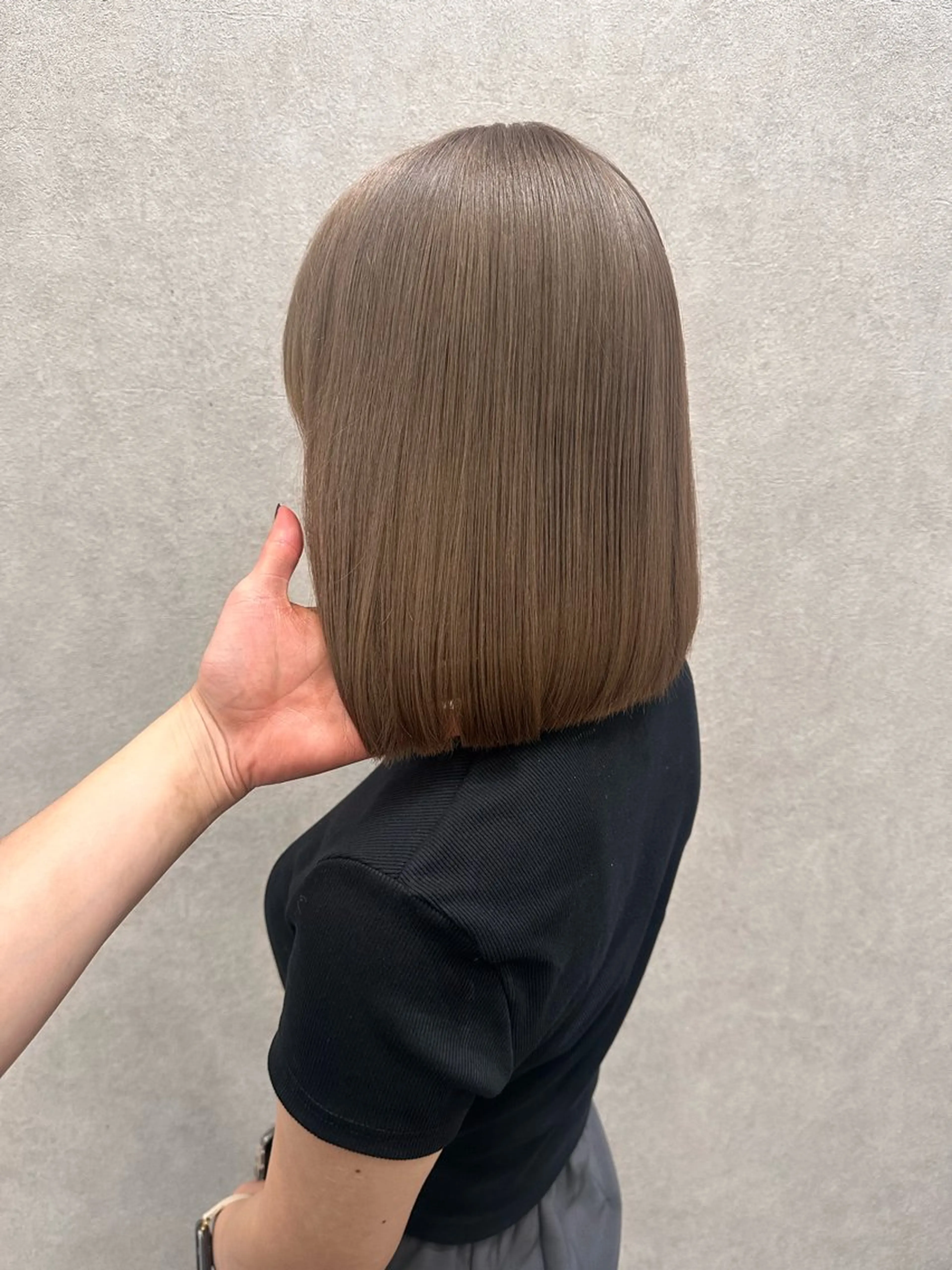 ミディアム カラー ヘアアレンジ ヘアカラー トリートメント yuuto🌈 冬の透け感カラーのヘアスタイル