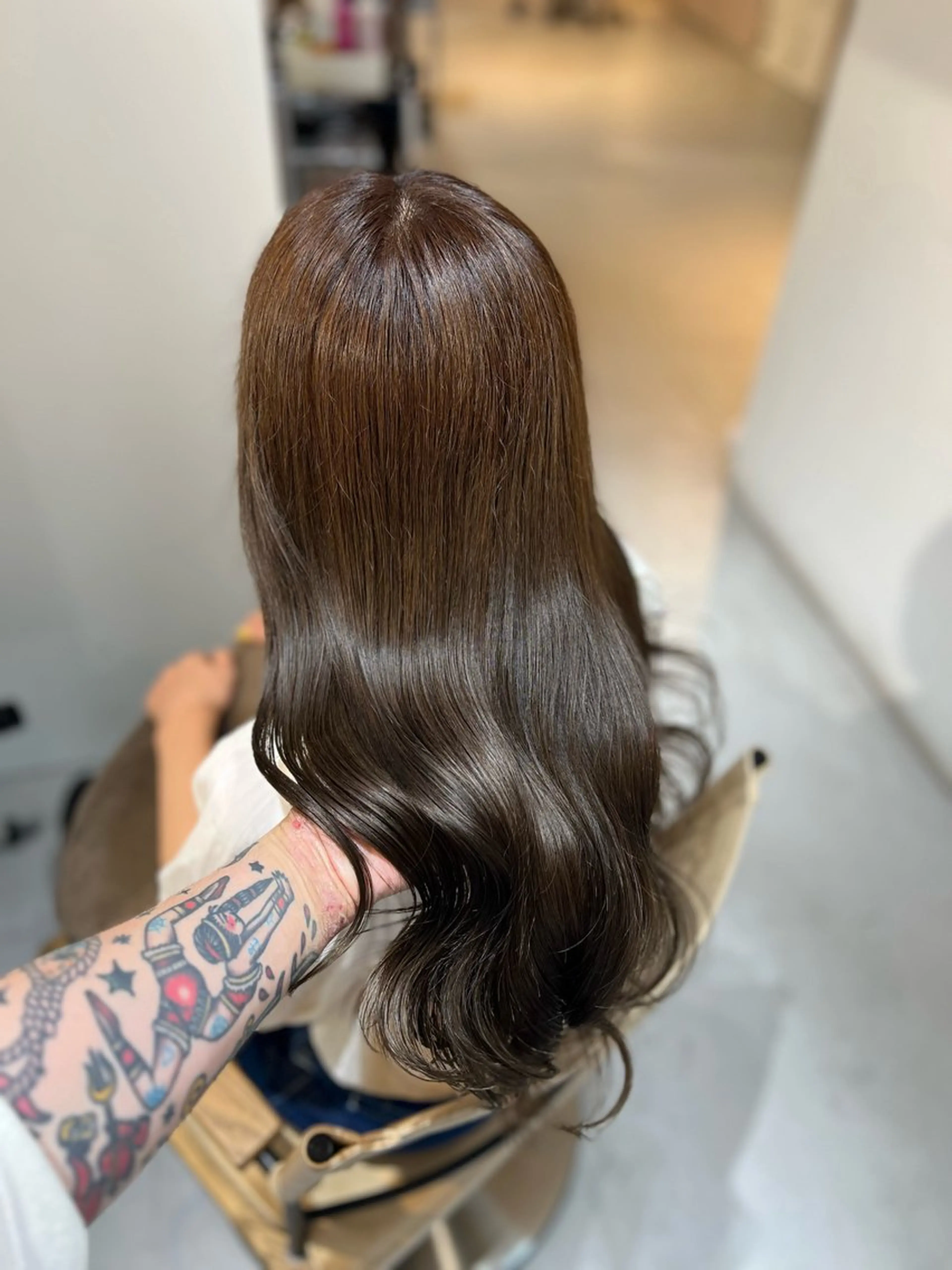 ロング カラー ヘアアレンジ ✨韓国/外国人風✨ 江原巧のヘアスタイル