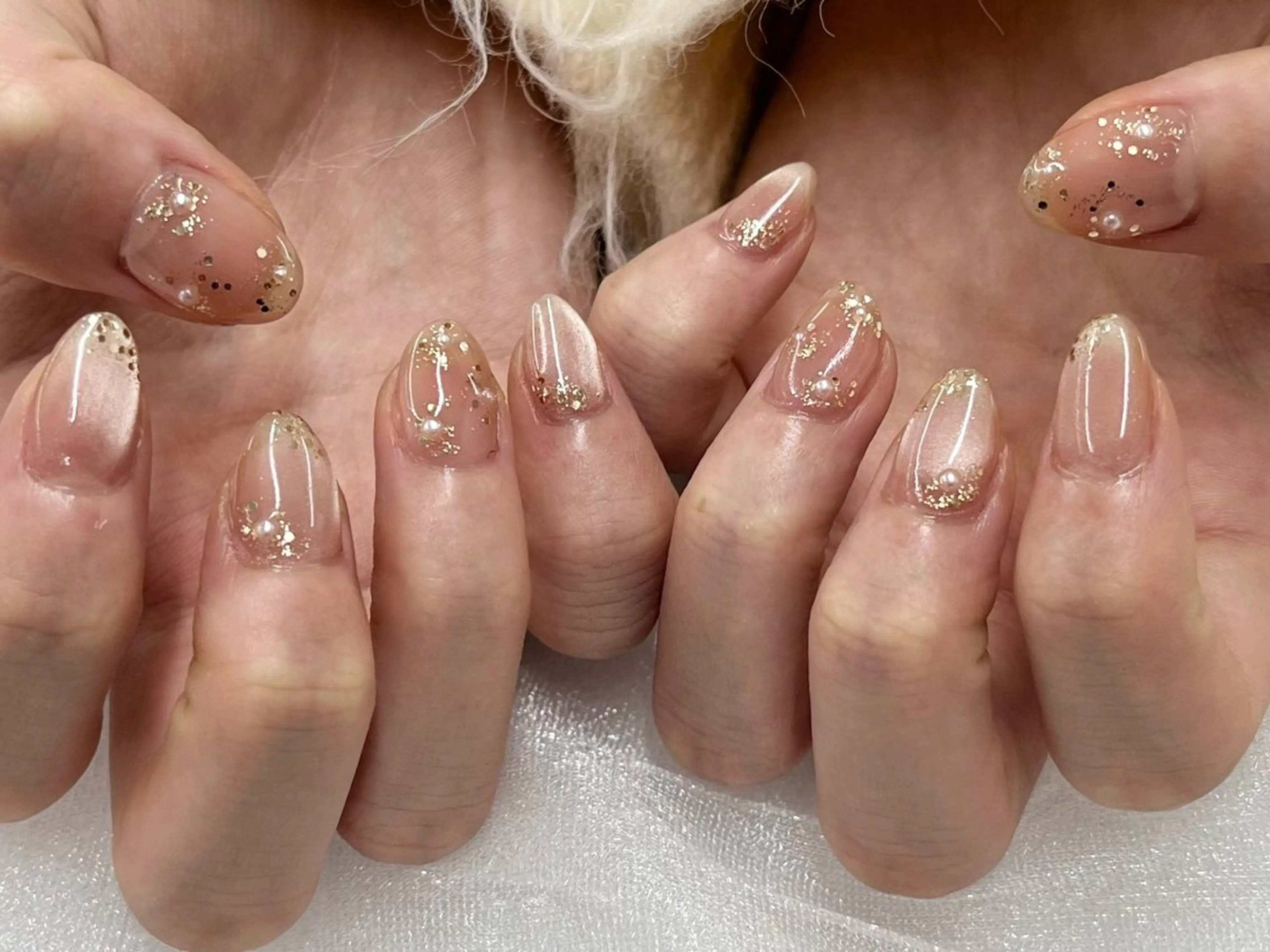 Jrネイリスト施術 オフ込み【ニュアンス】☆初回オフ無料☆の写真