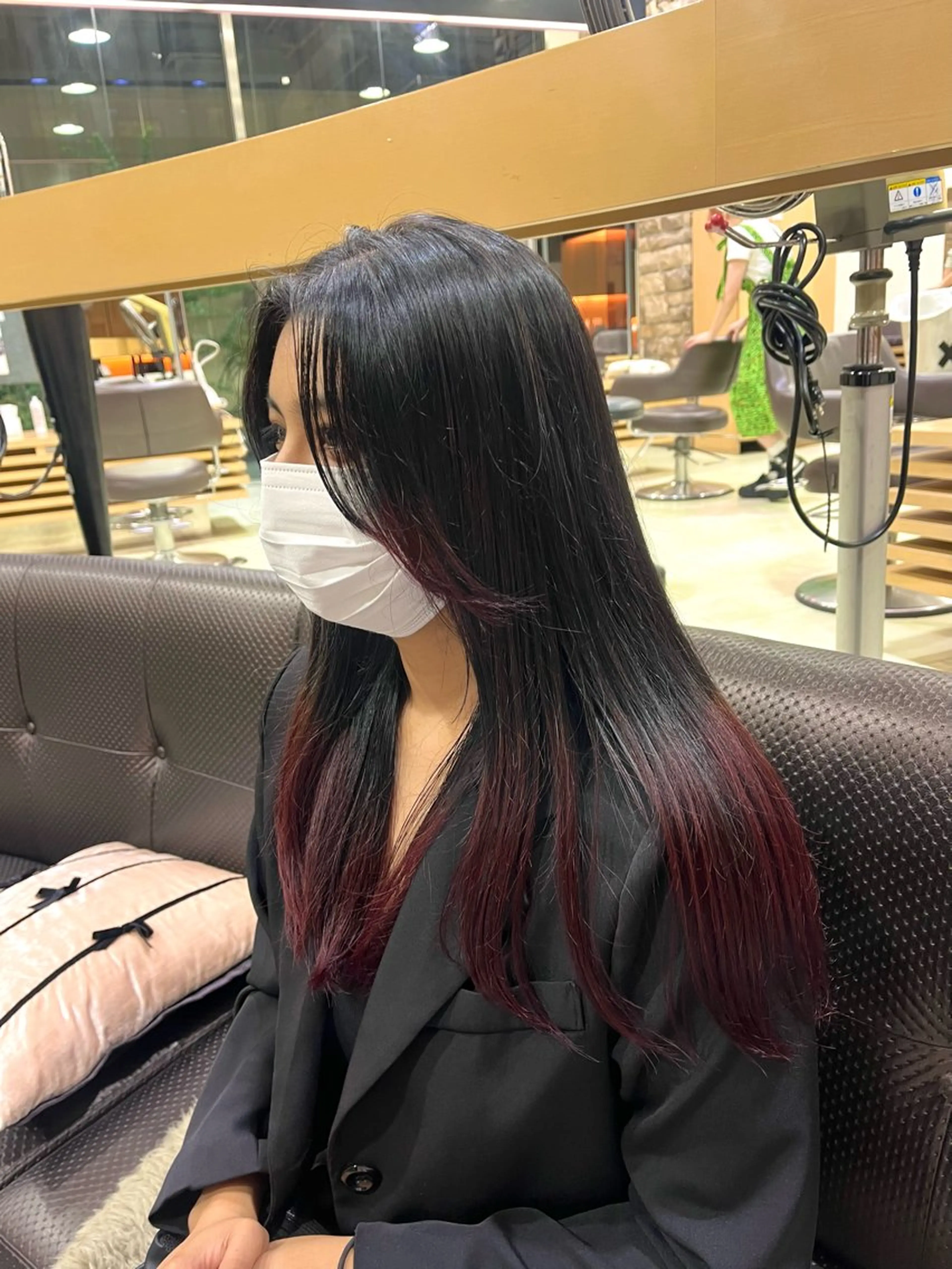 ミディアム カラー 海外girl🤎 透明感ベージュmaoのヘアスタイル