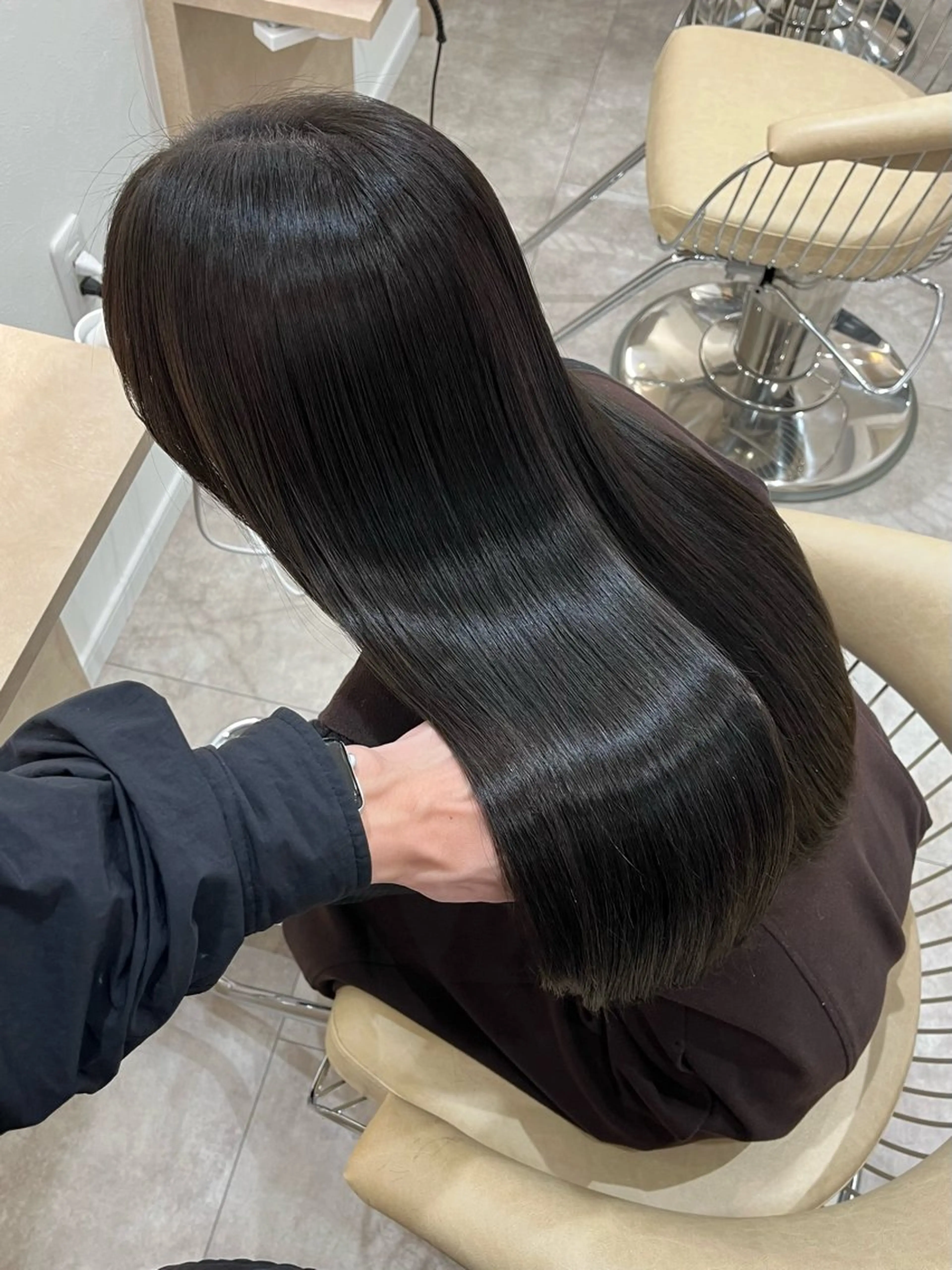 ロング 縮毛矯正 LATE  tokyo所属・廣庭 勇人のヘアスタイル