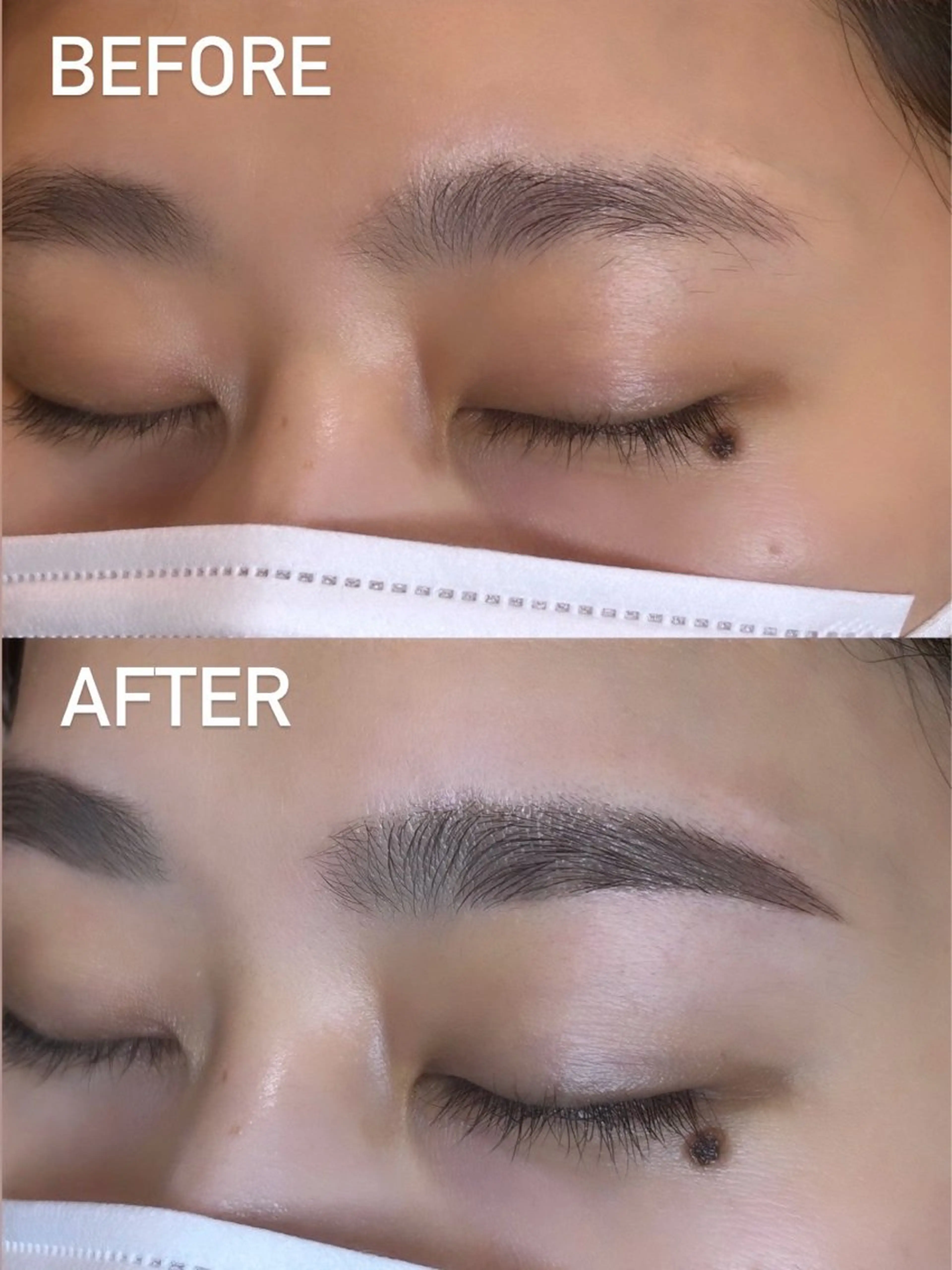 アイブロウ ワックス脱毛 ミンナ高坂所属・刀根 ひなたの眉毛・アイブロウイメージ