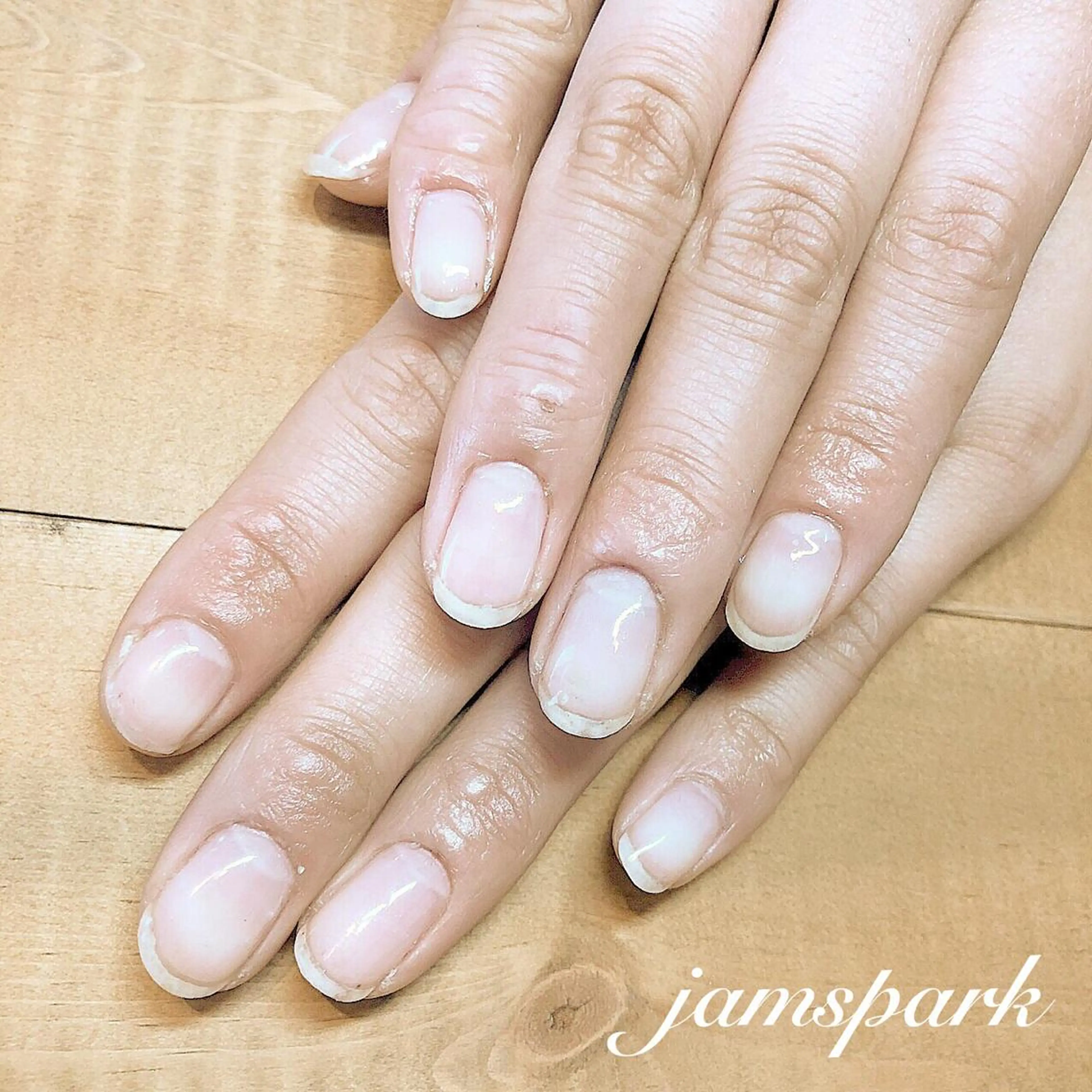 ネイル クリアネイル ジェルネイル jamspark ✨のネイルデザイン
