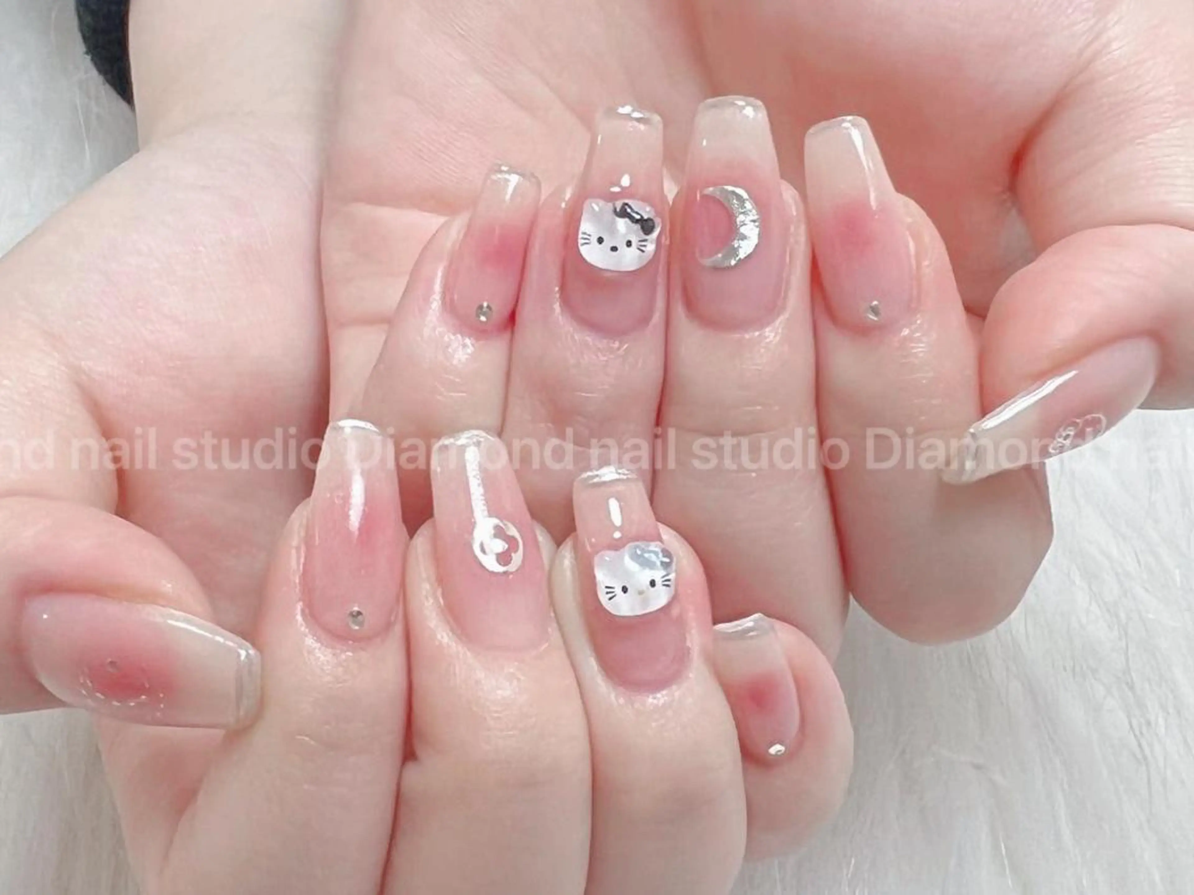 ネイル ハンドネイル DIAMOND Nail🍒のネイルデザイン