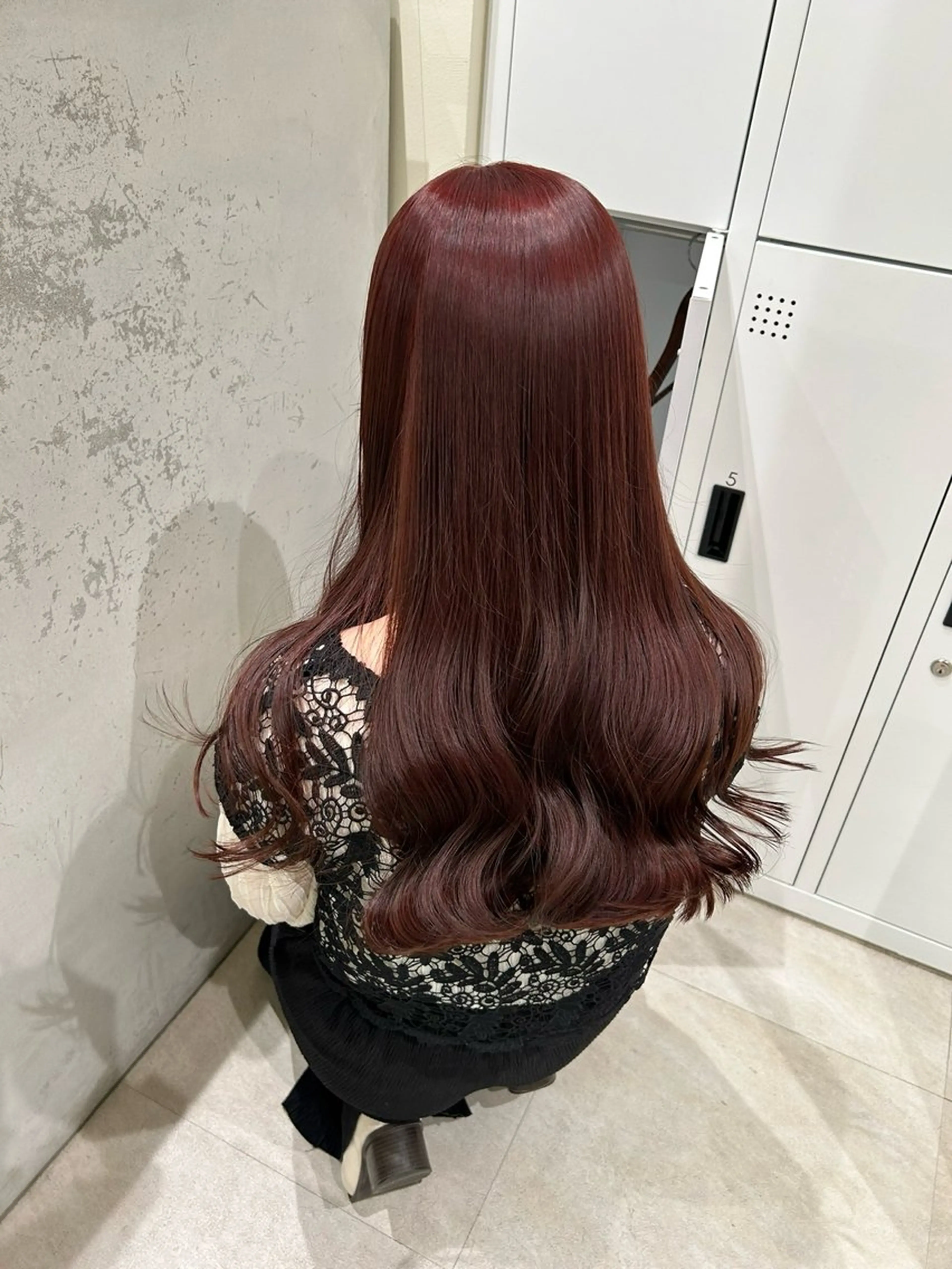 ロング カラー ヘアカラー ブリーチなしWカラー 暖色カラー/mayuのヘアスタイル