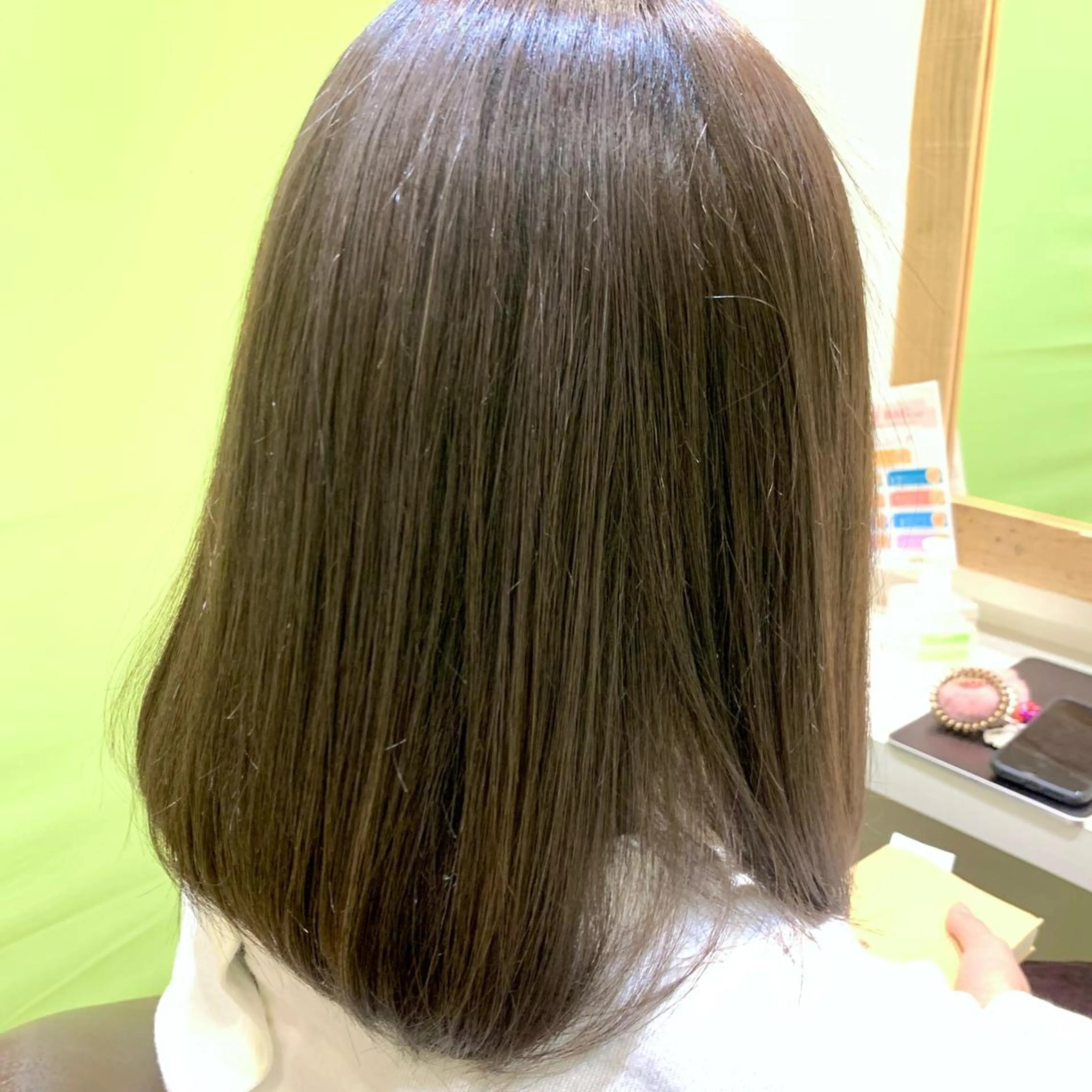 ミディアム カラー アッシュ イルミナカラー ショート×カラー 🦊堀米早紀【荻窪】のヘアスタイル