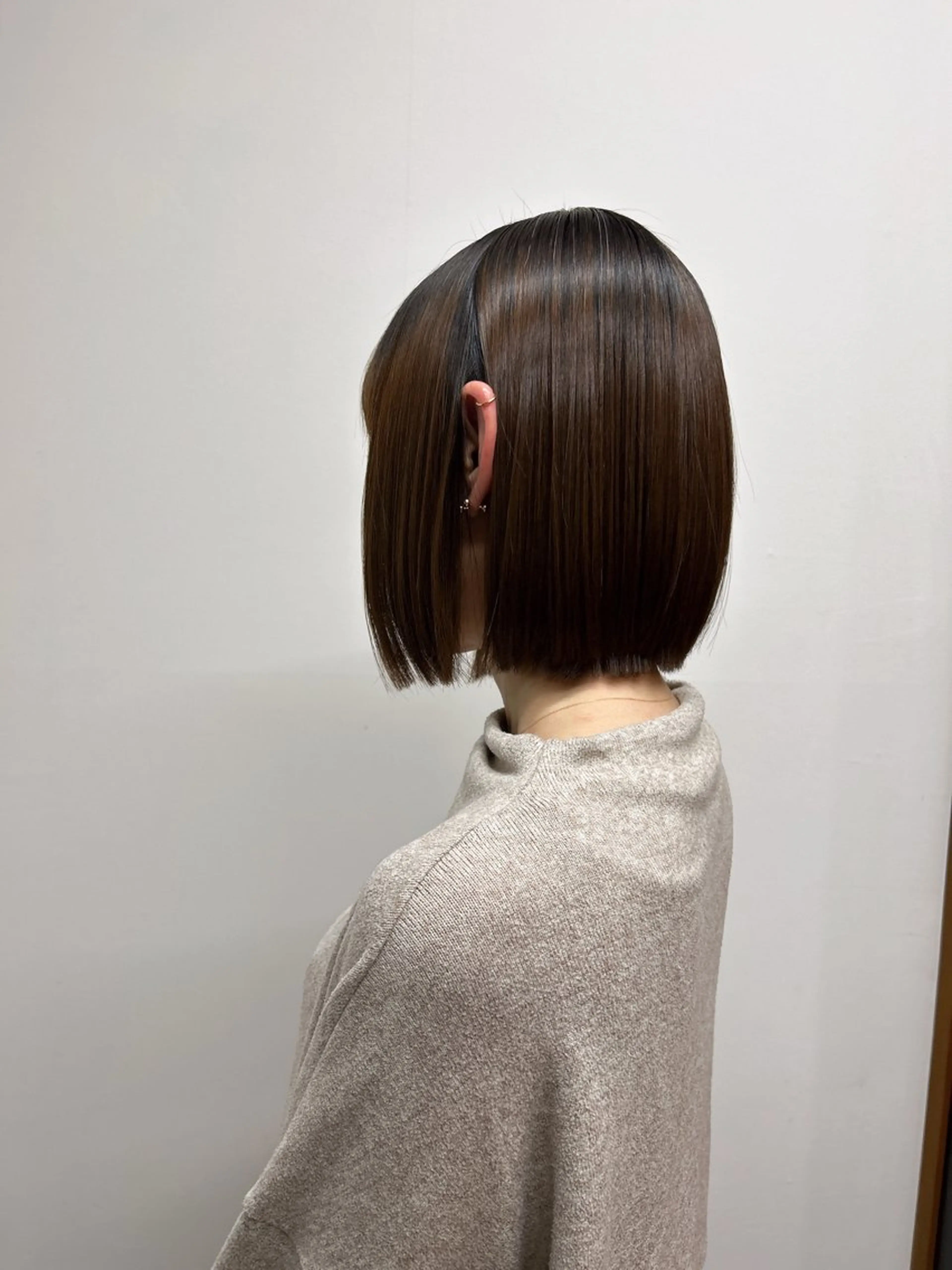 ショート カラー カット 縮毛矯正 トリートメント 伶風/デザインカット /ボブ/透明感カラーのヘアスタイル