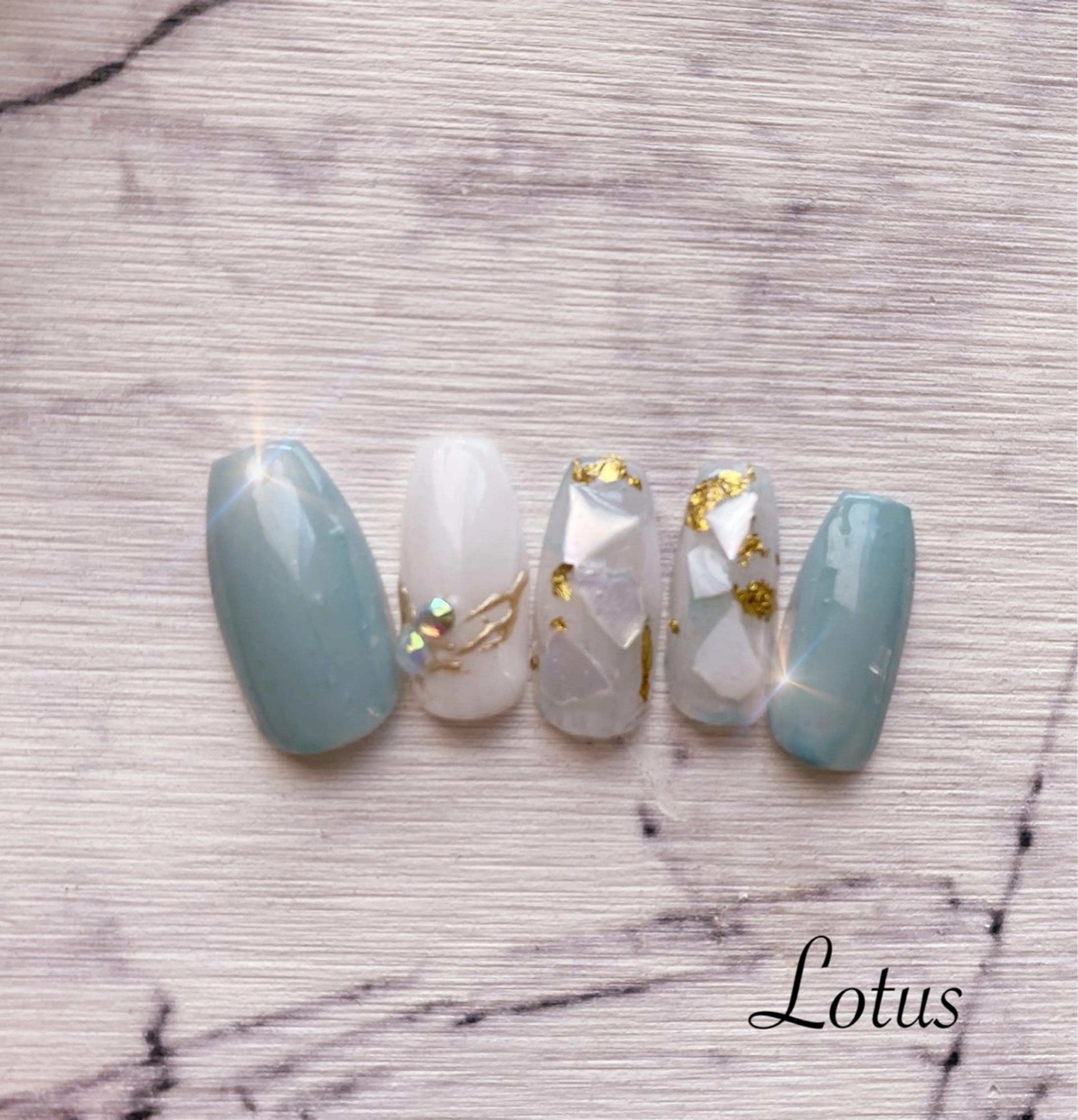 定額ジェルネイル６本の写真