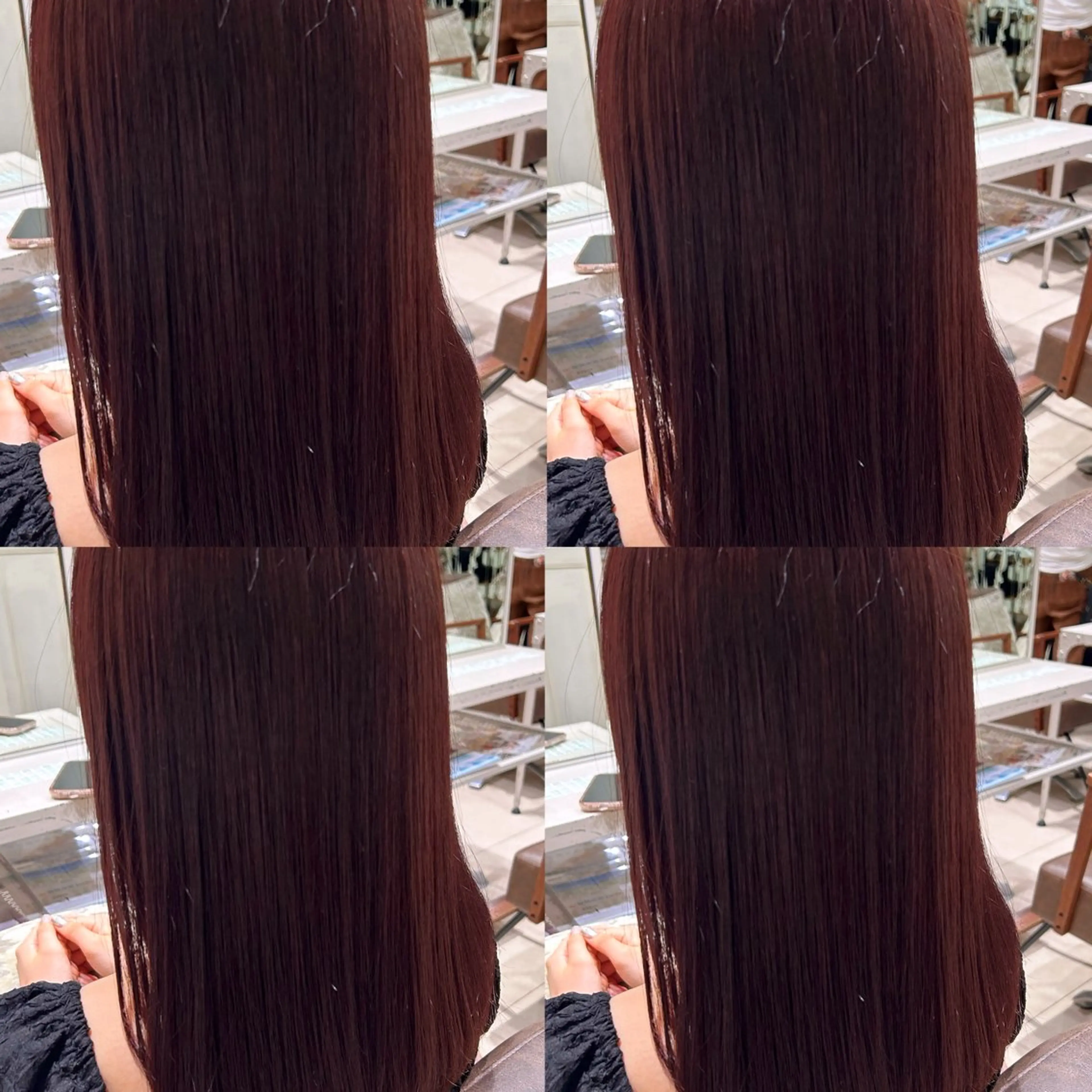 カラー 艶カラー🩵中久保 舞優🩵のヘアスタイル