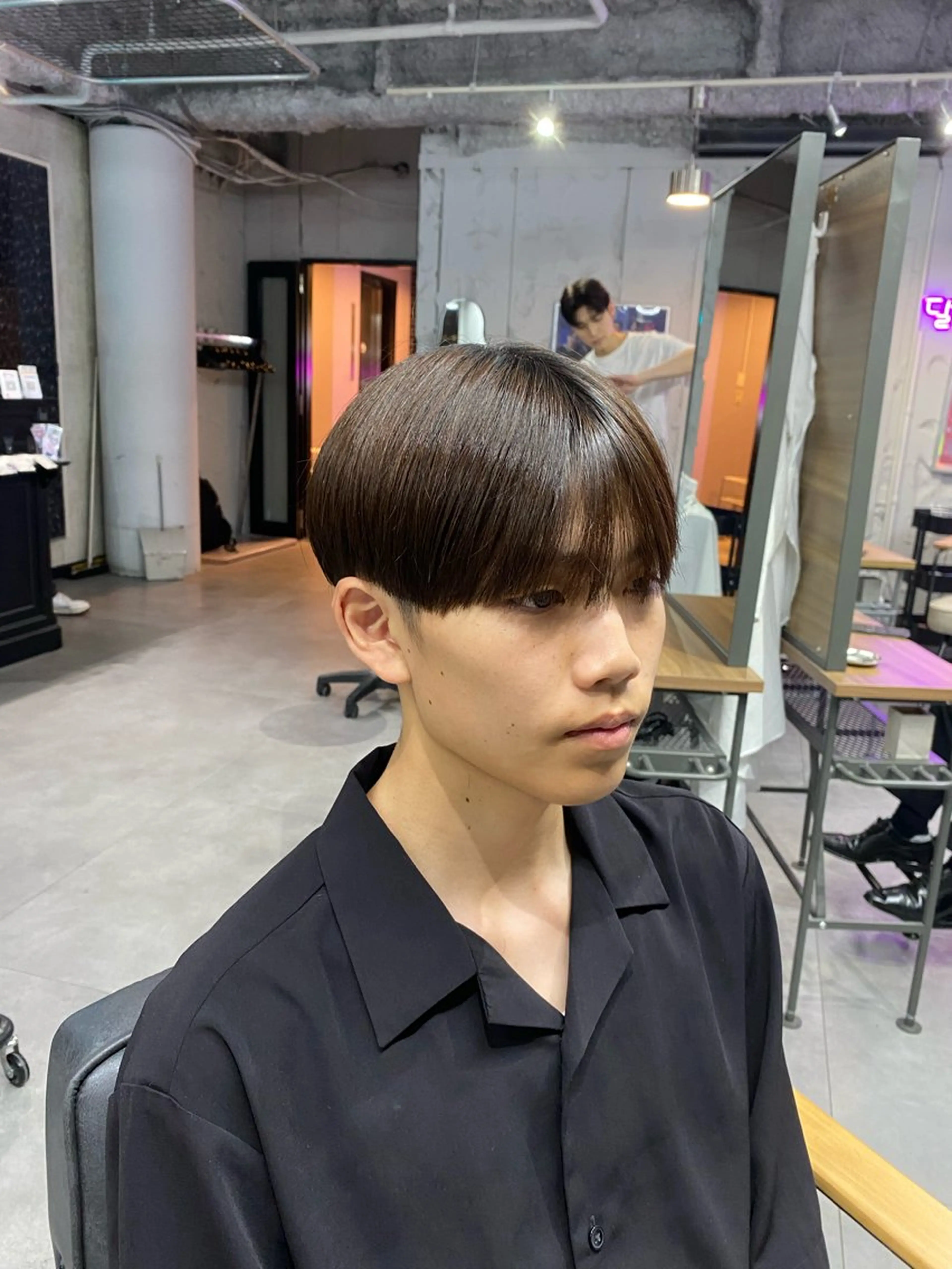 メンズ マッシュ シースルーマッシュ LUAU Ao所属・韓国ヘア/梅田 / shiinaのヘアスタイル