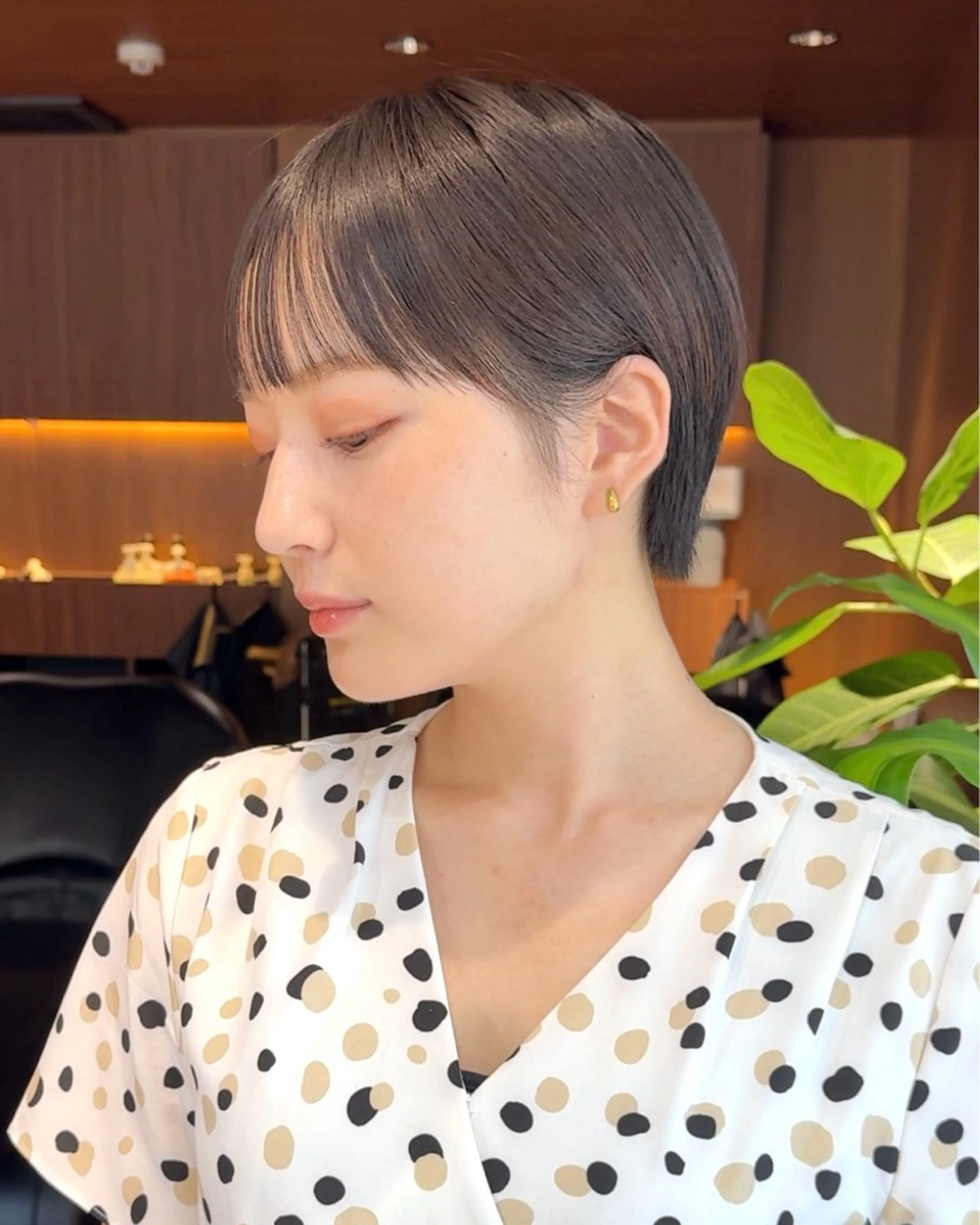 ショート カラー ショートボブ 丸みショート ボブ 似合わせカット ショートヘア カット ヘアカラー トリートメント 原宿ショート/ボブ/ パーマ🪷Akinaのヘアスタイル