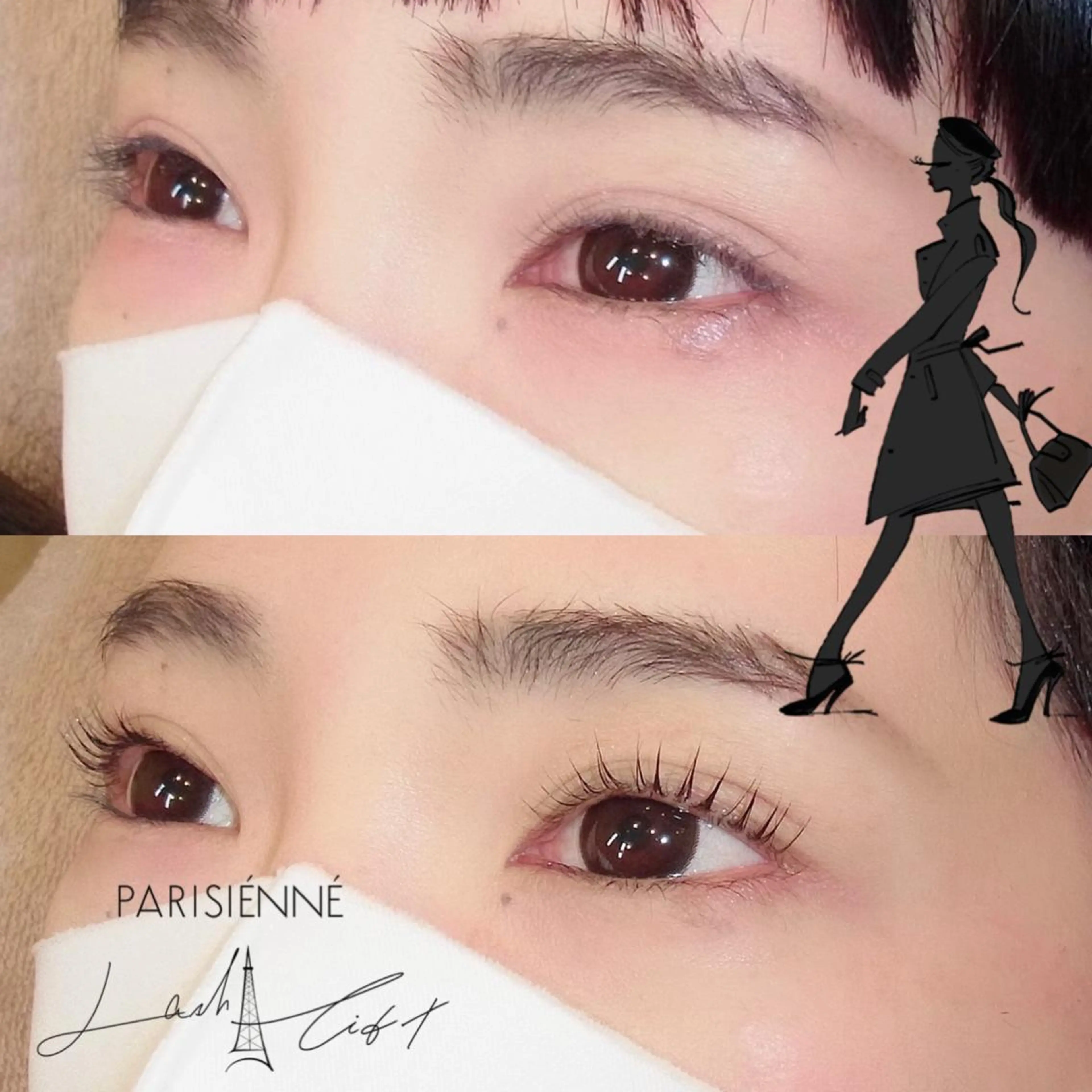 マツエク・マツパ パリジェンヌラッシュリフト （muro by mieux）bloom  lash所属・☆ sakiのマツエク・マツパデザイン