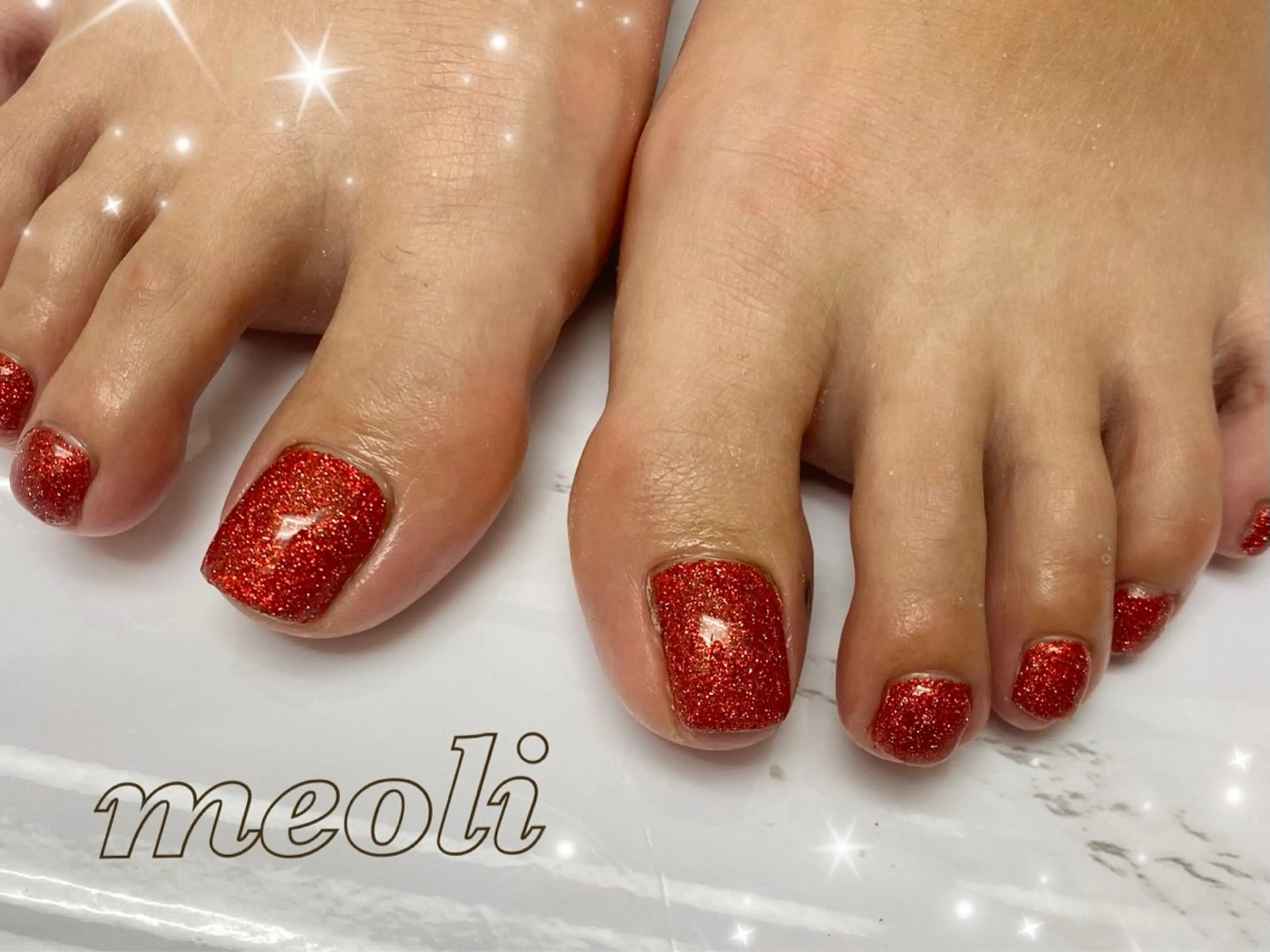 ネイル フットネイル nail salon meoli メグのネイルデザイン
