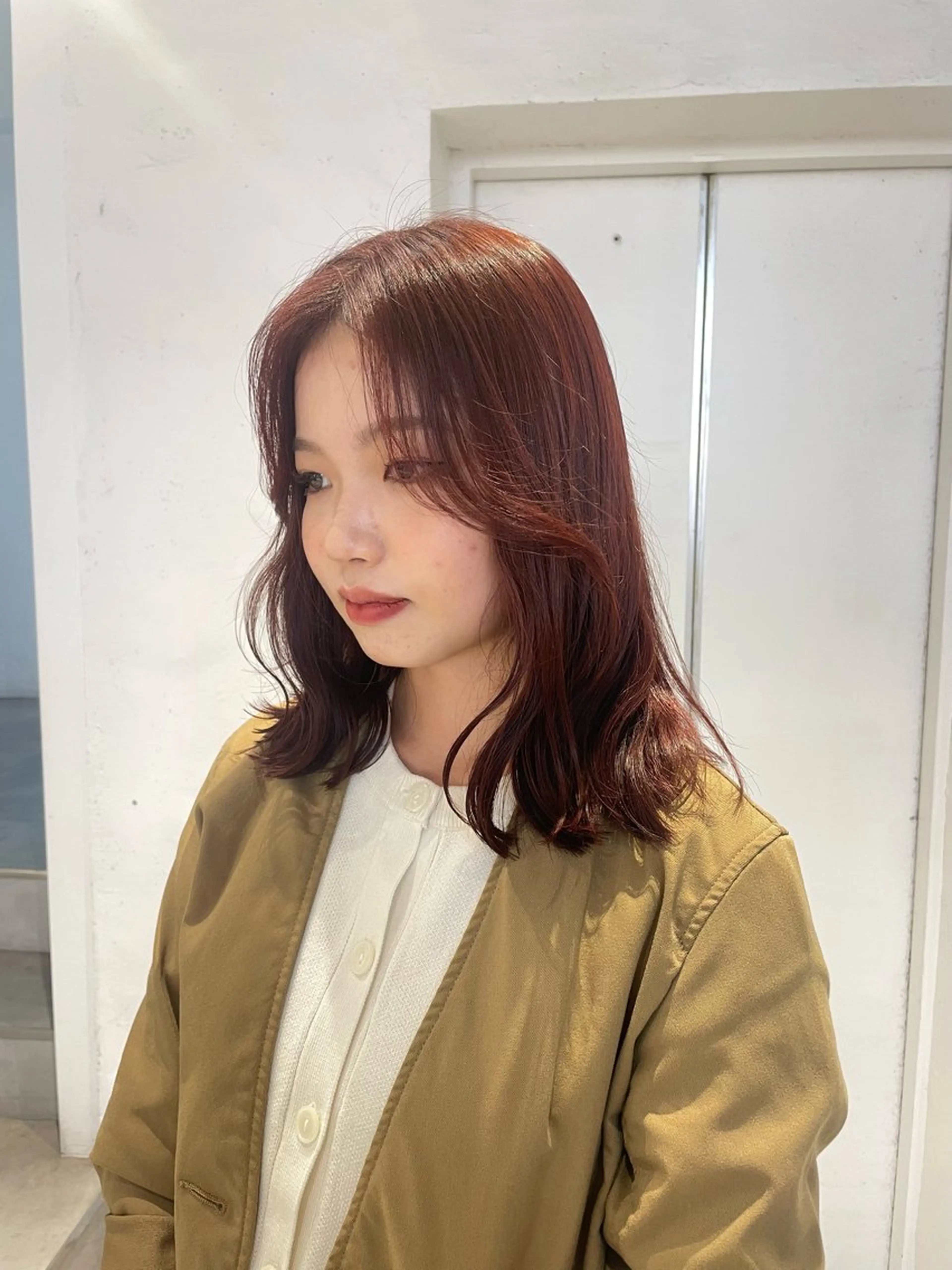 ロング カラー ヘアカラー 🌟暖色系ハイトーン 🌟AIのヘアスタイル