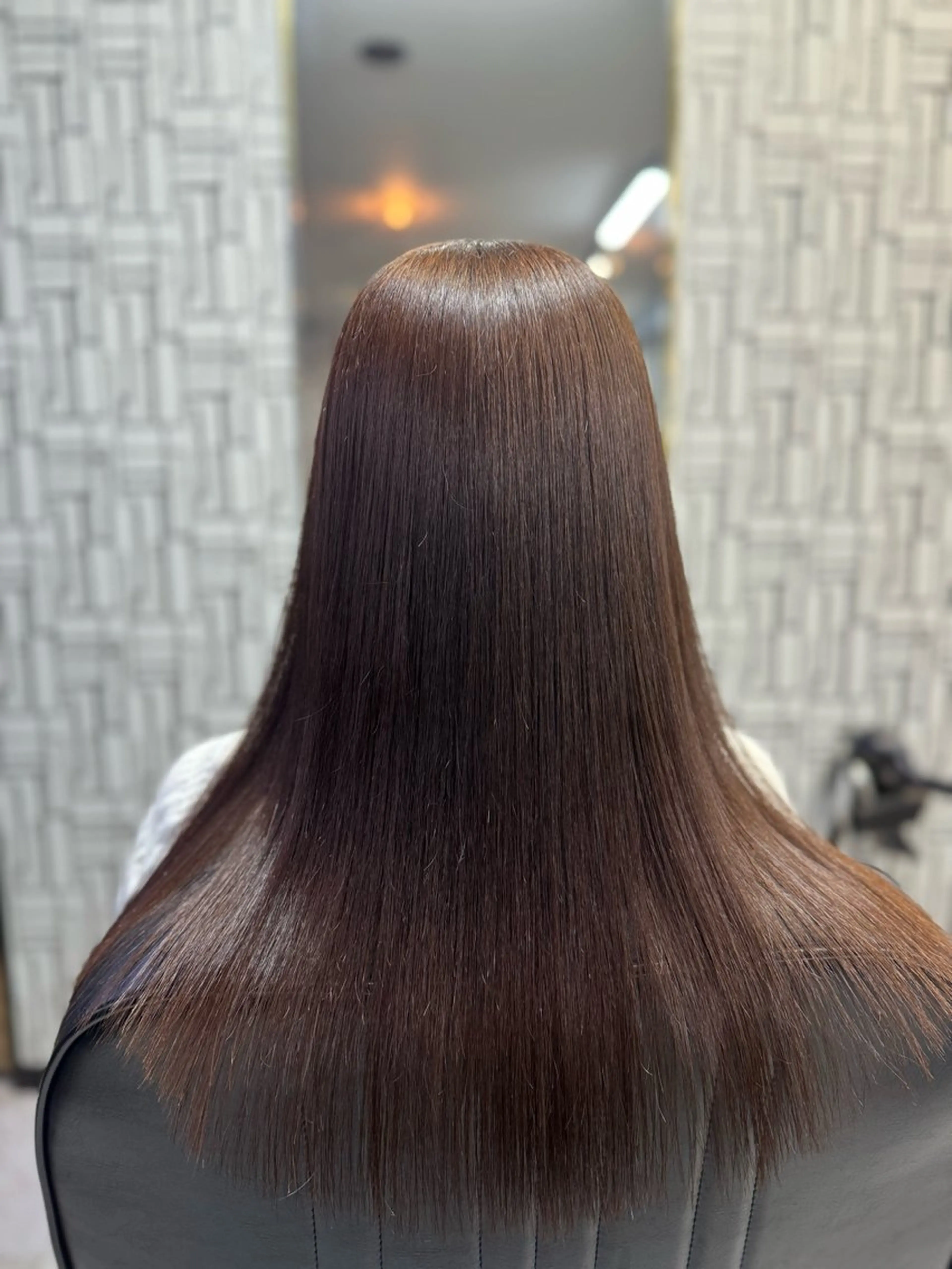 ロング カット 縮毛矯正 トリートメント 篠原 侑作のヘアスタイル