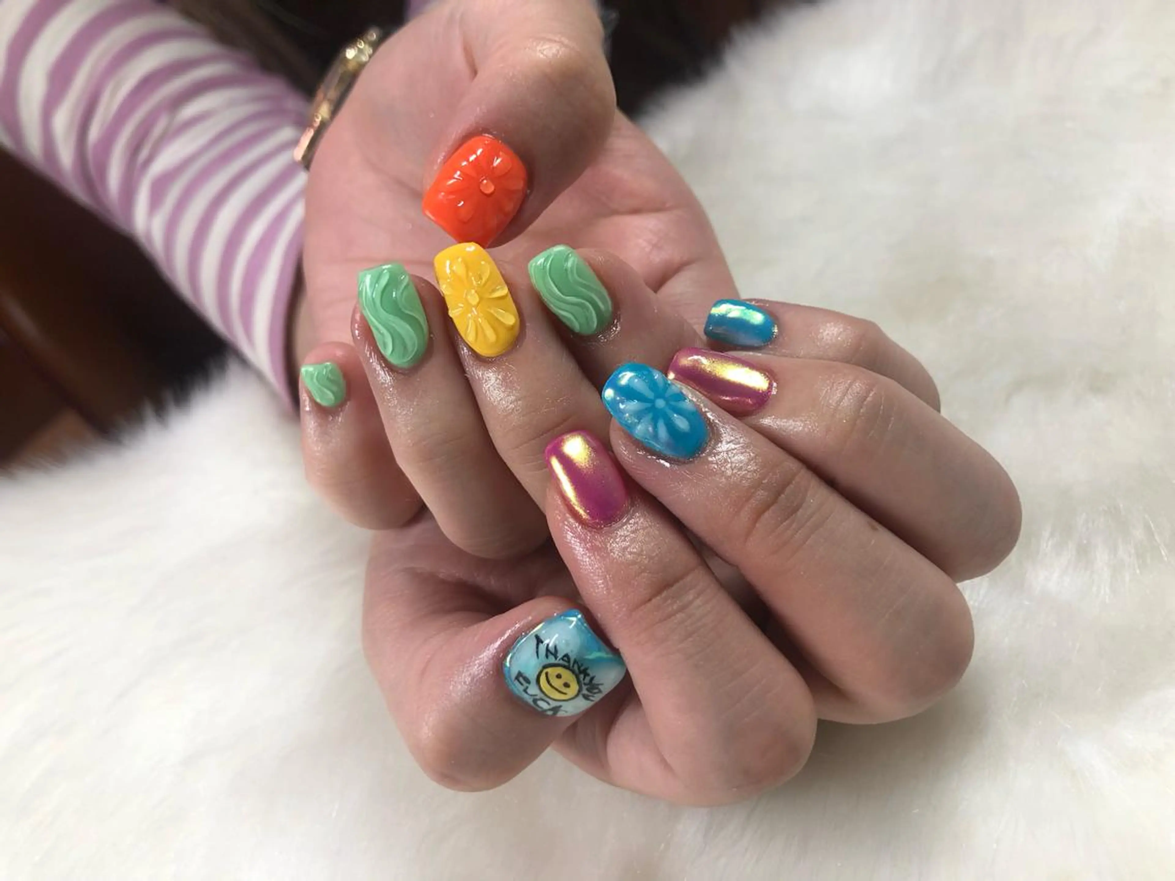 ネイル Amber21.所属・Nagahama Akariのネイルデザイン