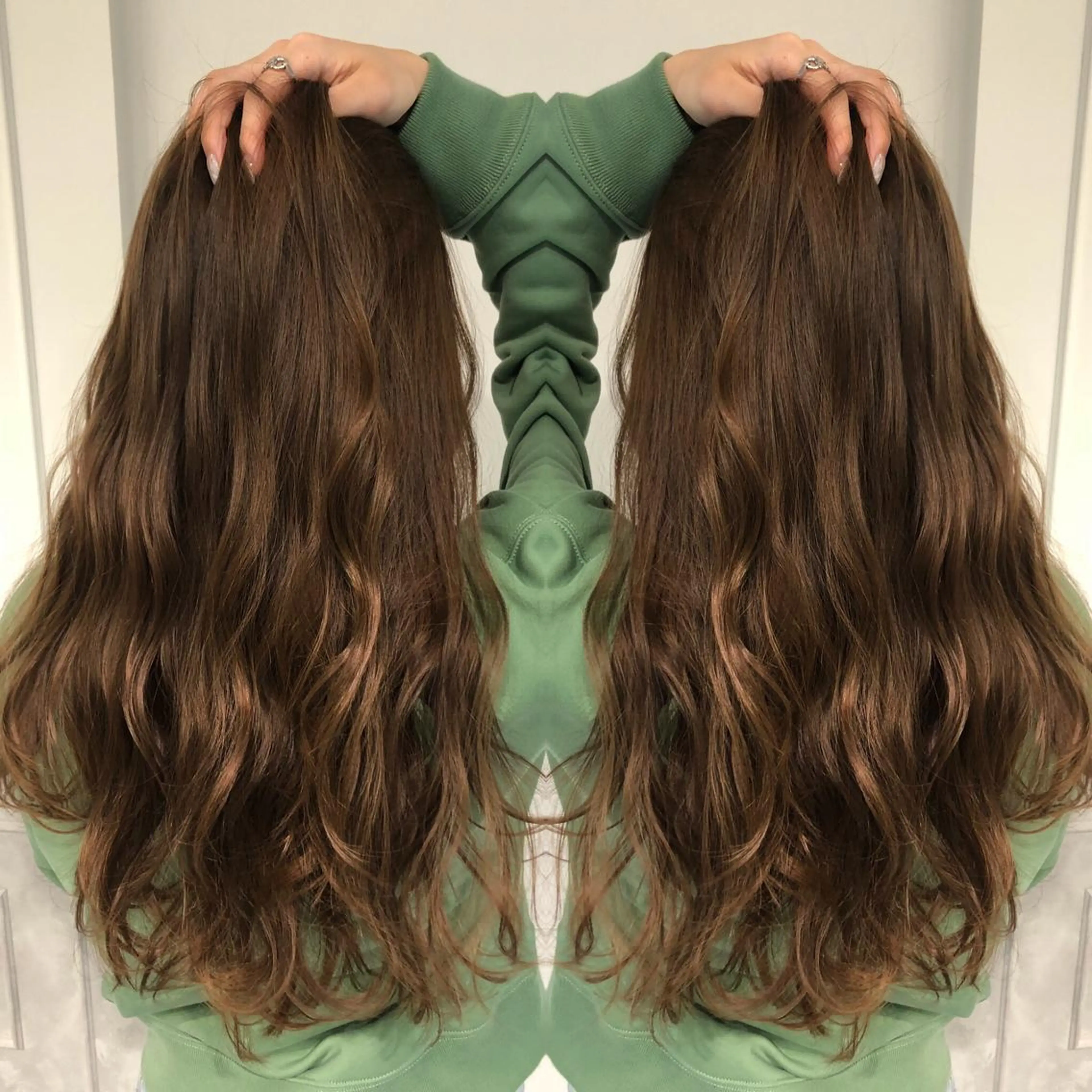 ロング カラー カット ヘアカラー トリートメント ♡美髪•艶髪♡砂川 なつきのヘアスタイル