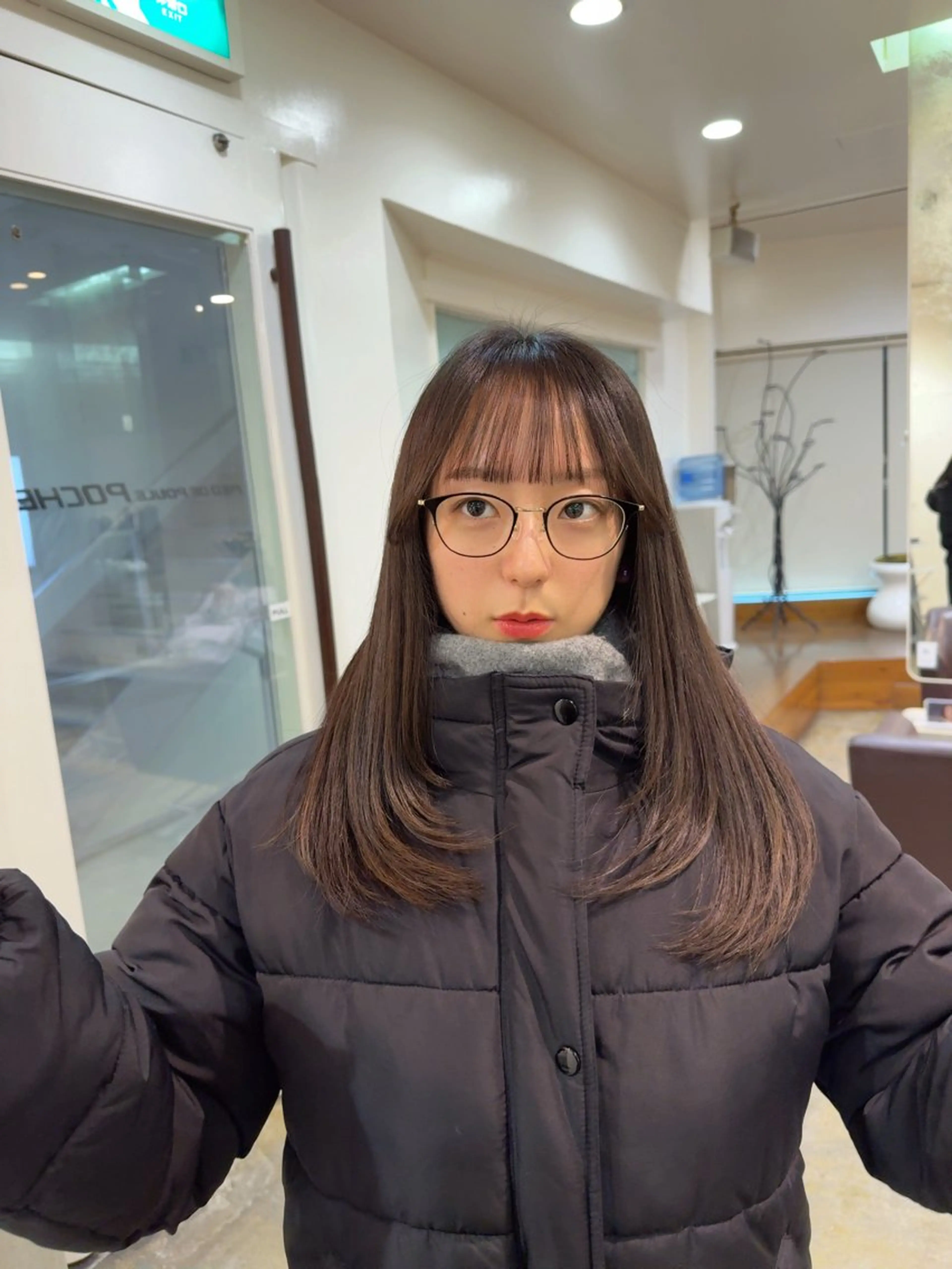 ロング 髪質改善 トリートメント ヘアカラー トリートメント PiED DE POULE POCHE所属・酒井 陽南乃のヘアスタイル