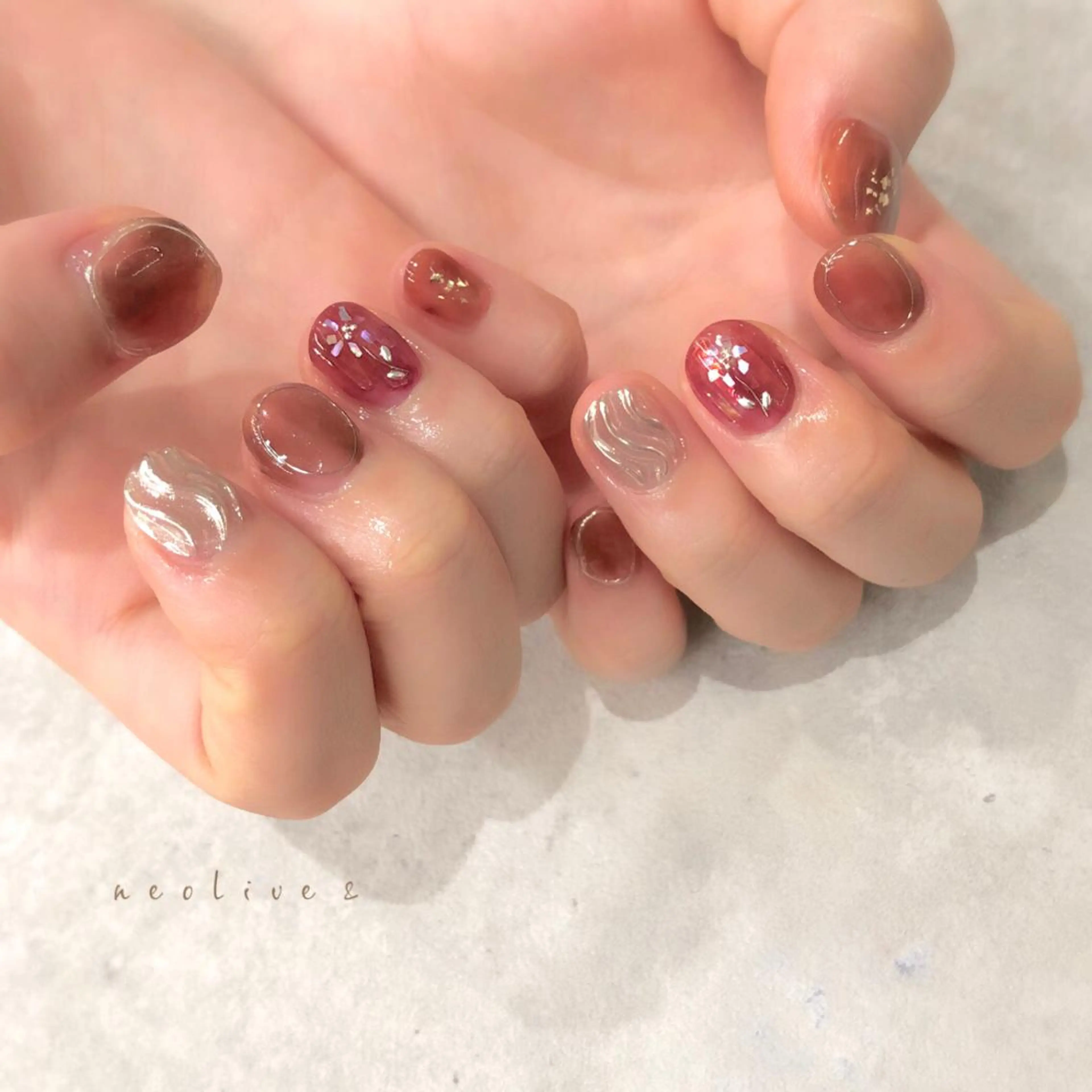 ネイル ハンドネイル Yuriko Omi パラジェル/渋谷のネイルデザイン