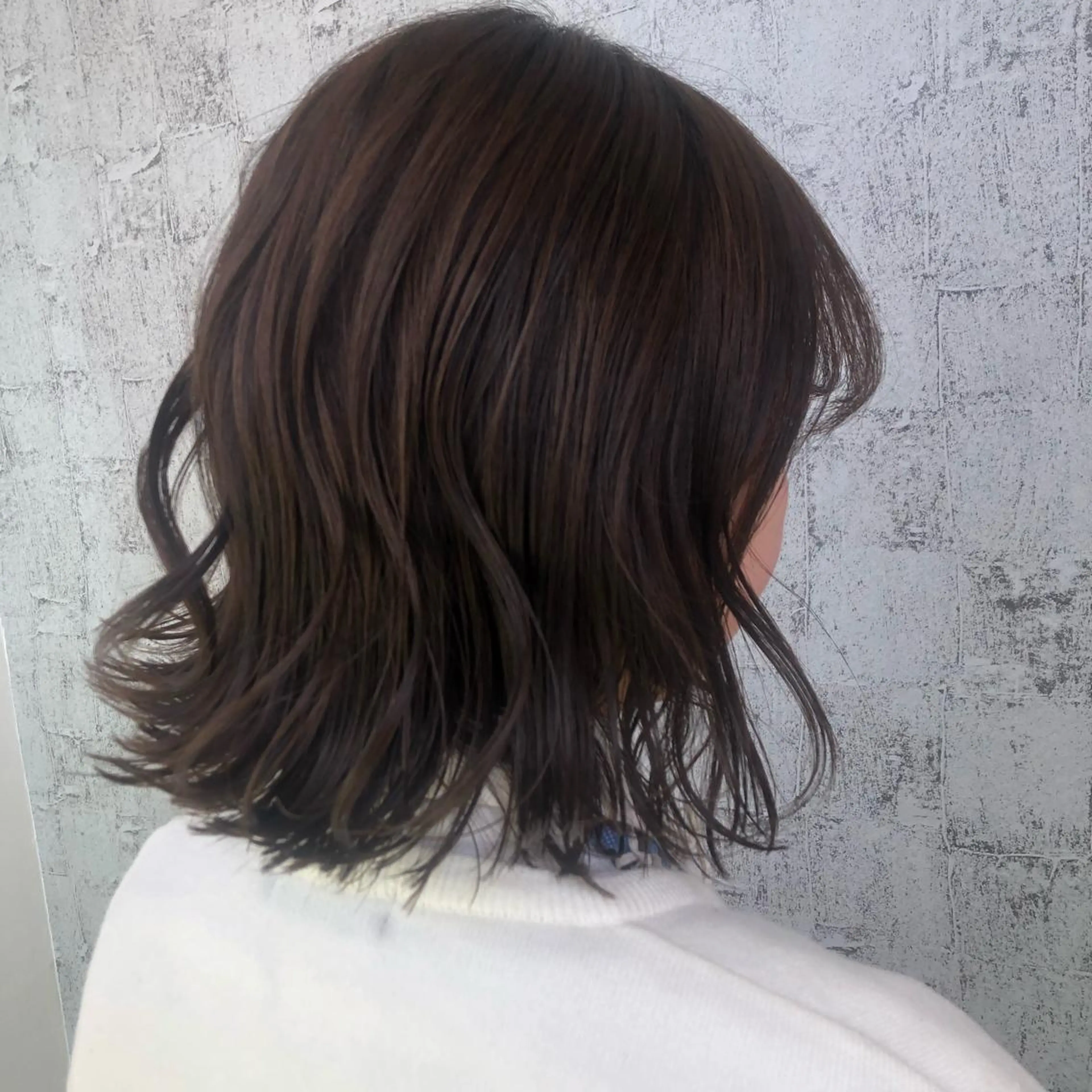 ショート ベージュ/インナー カラー🤍Rieのヘアスタイル